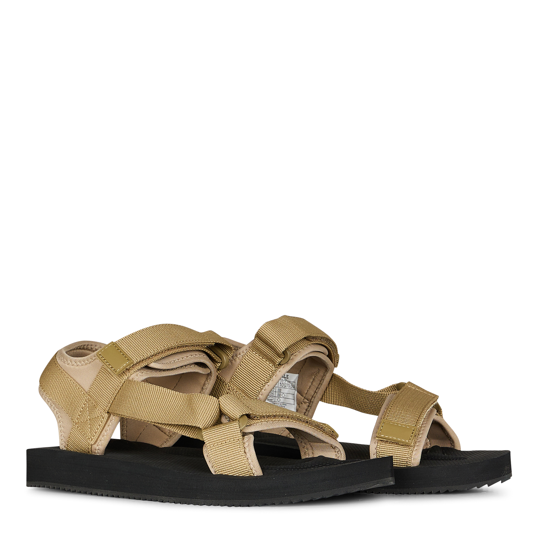 Sandales plates à scratch AIGLE Beige