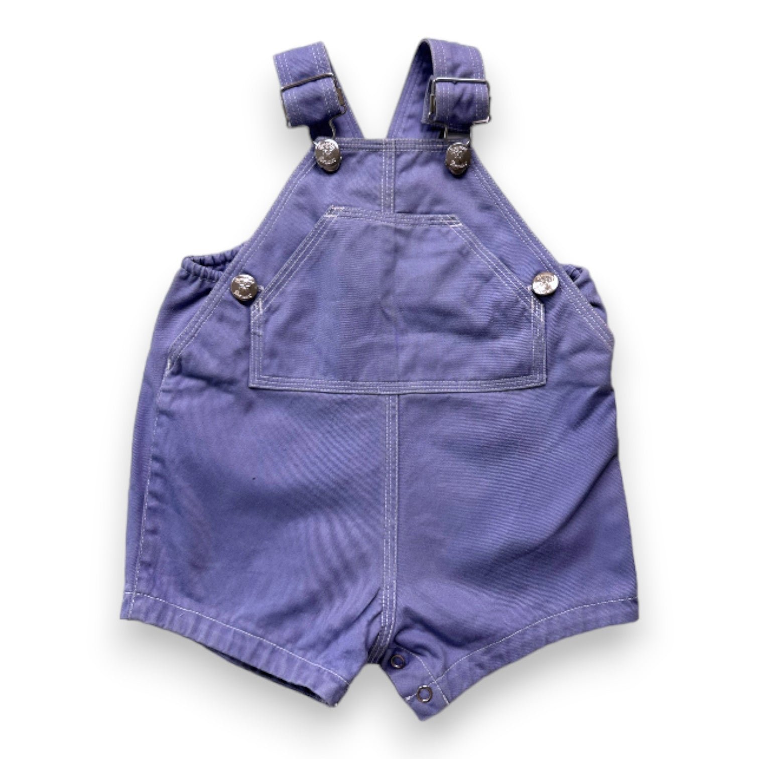 Blue Baby Dungarees - 6 months BONPOINT - Seconde Main Blue