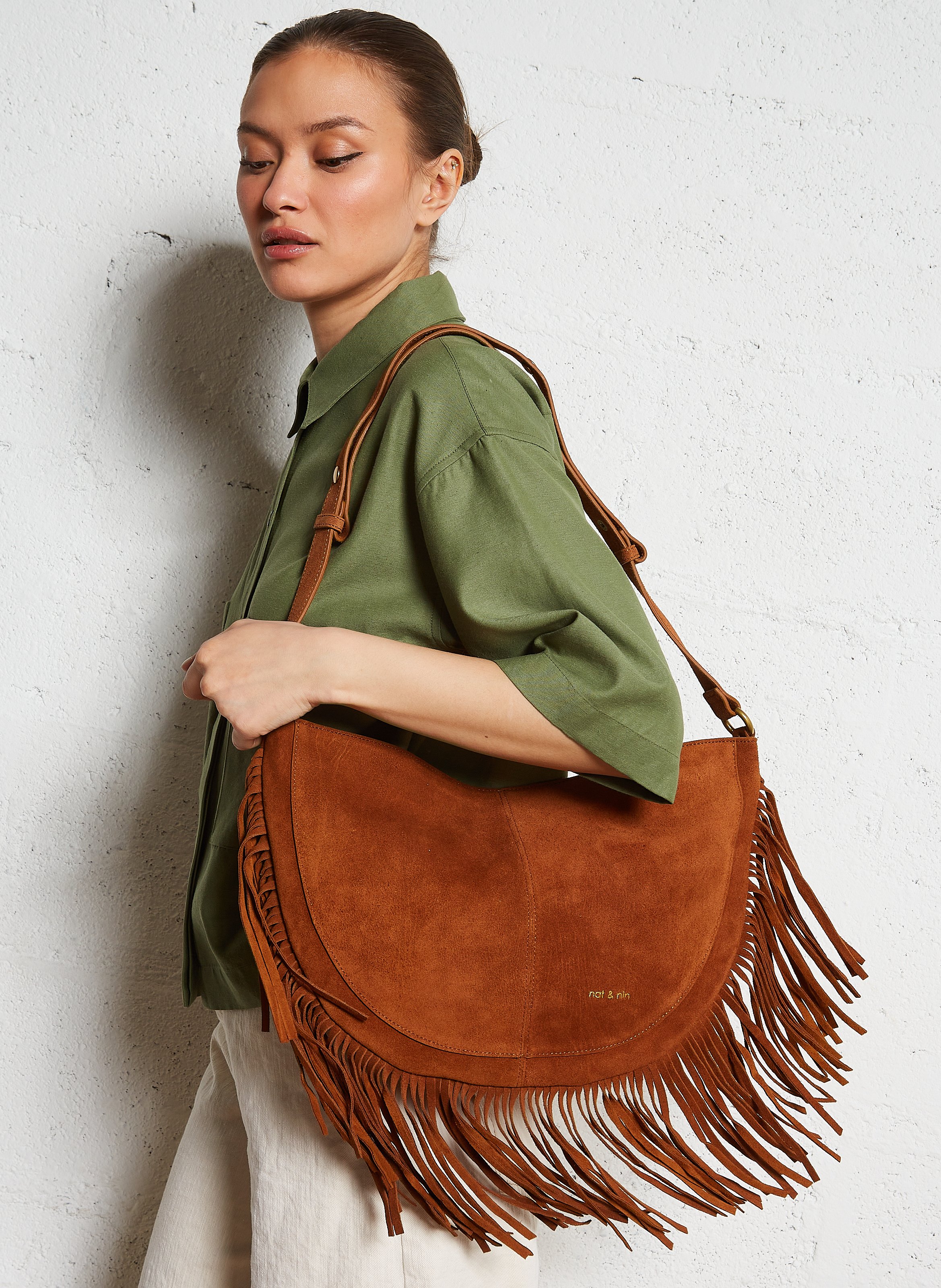 Capriccio - Hobo-Bag, aus Leder NAT & NIN Braun