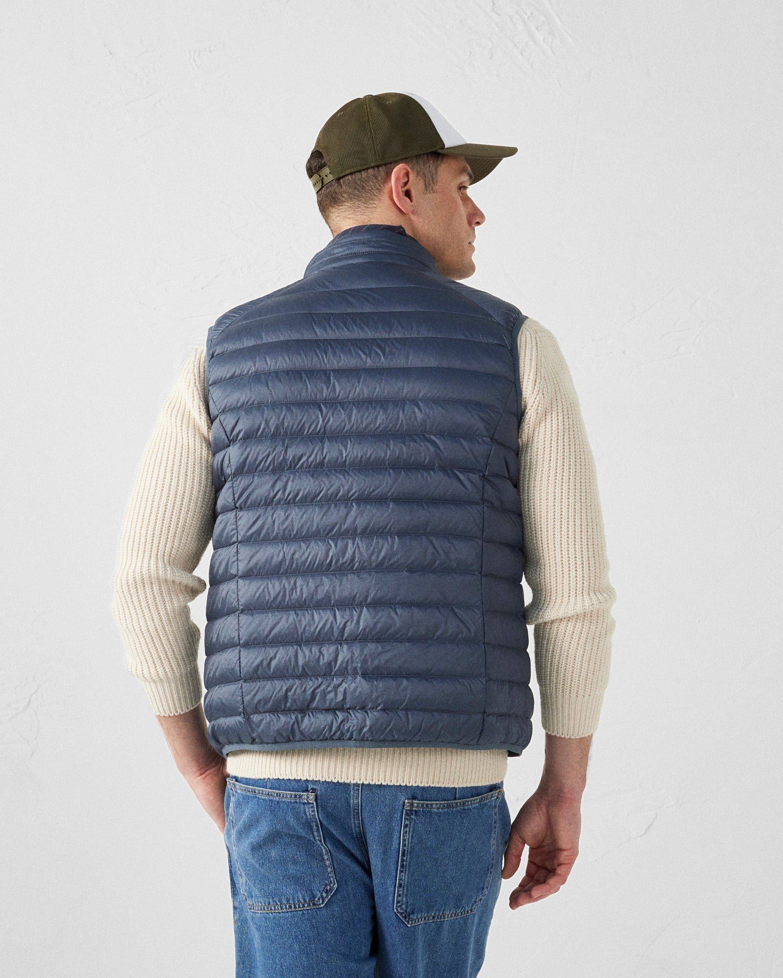 Sleeveless puffer jacket Tom JOTT Blue