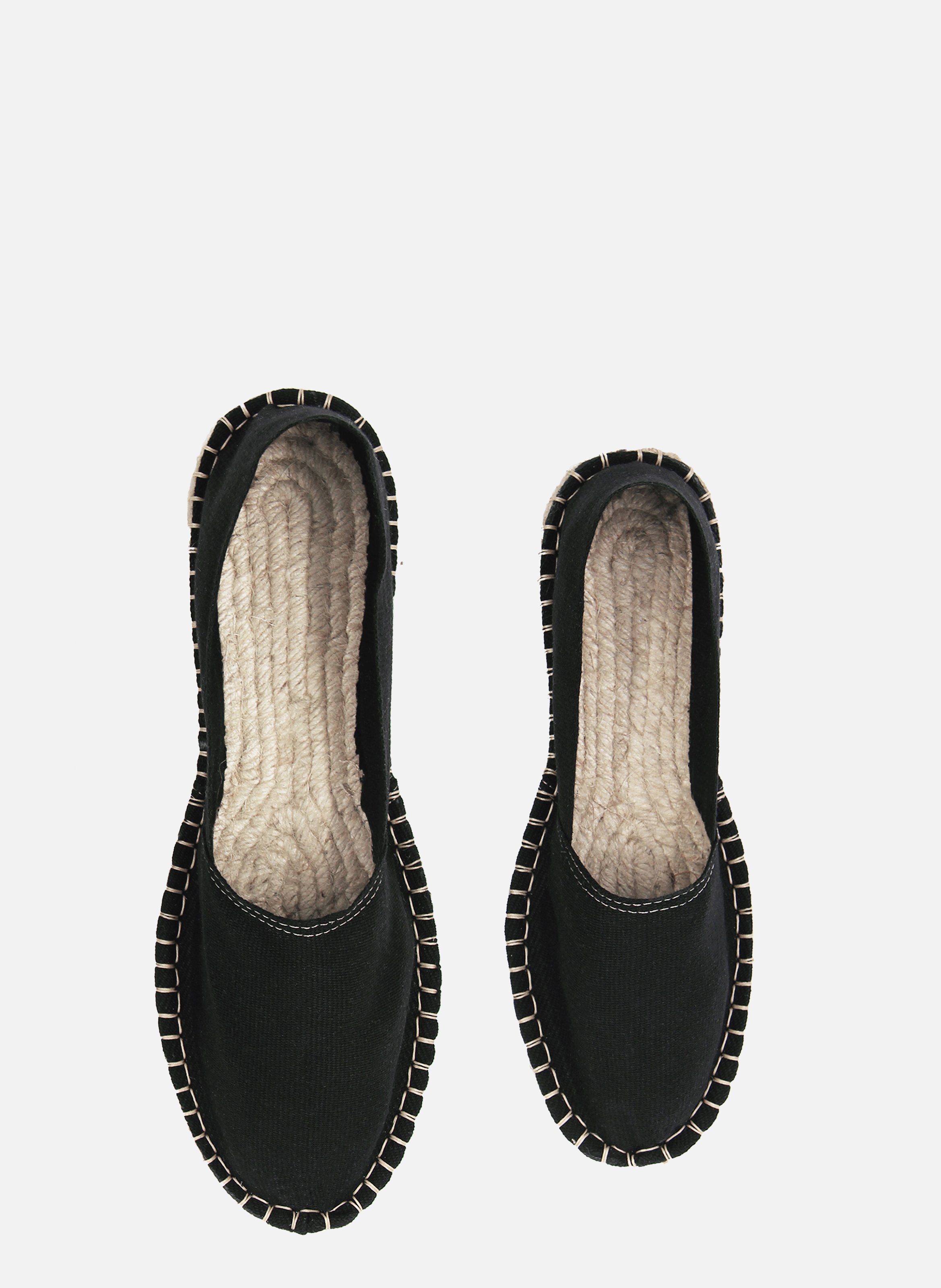 Cotton canvas espadrilles JULES & JENN Black