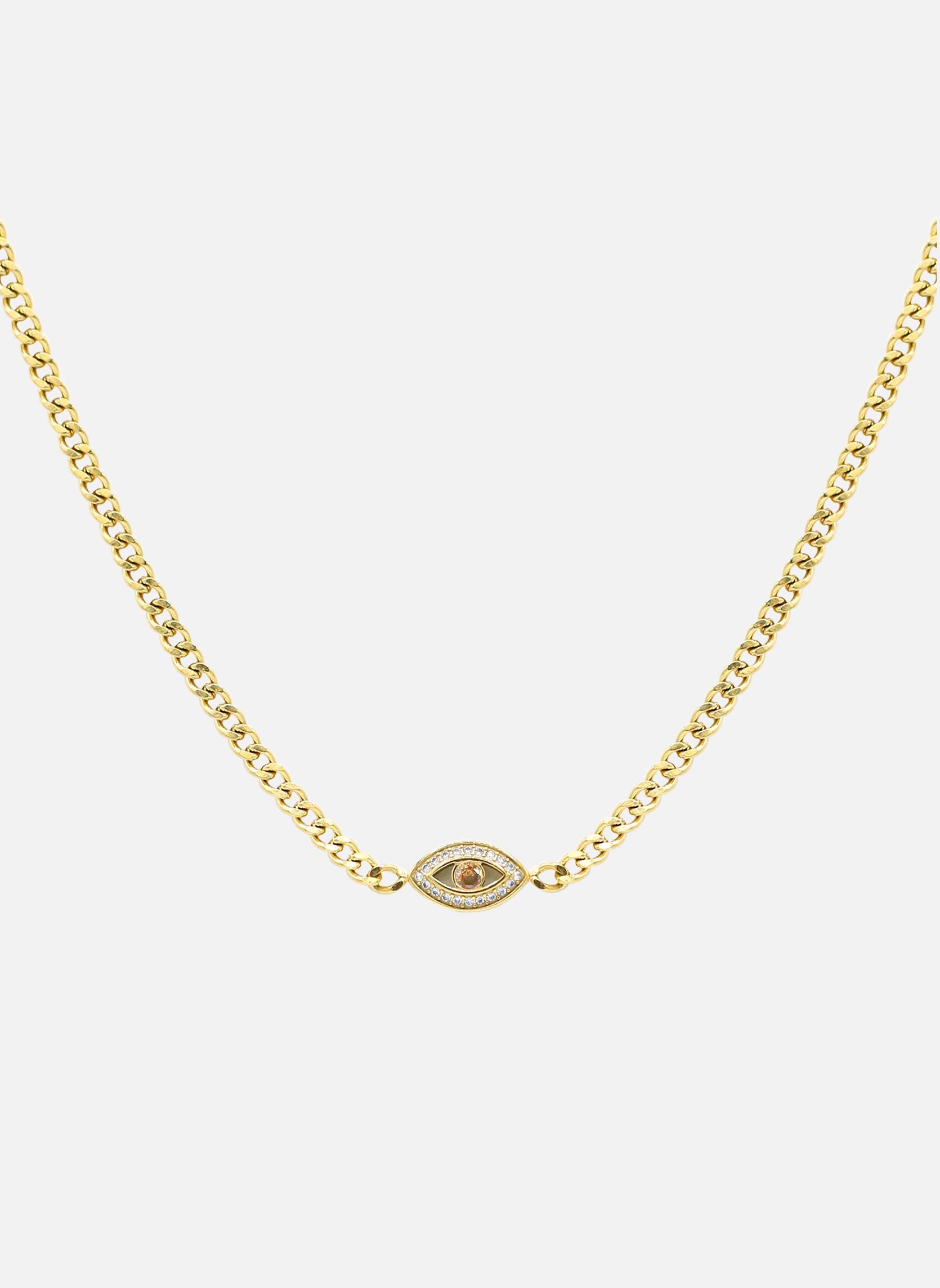 Chain necklace AEC Paris Yellow