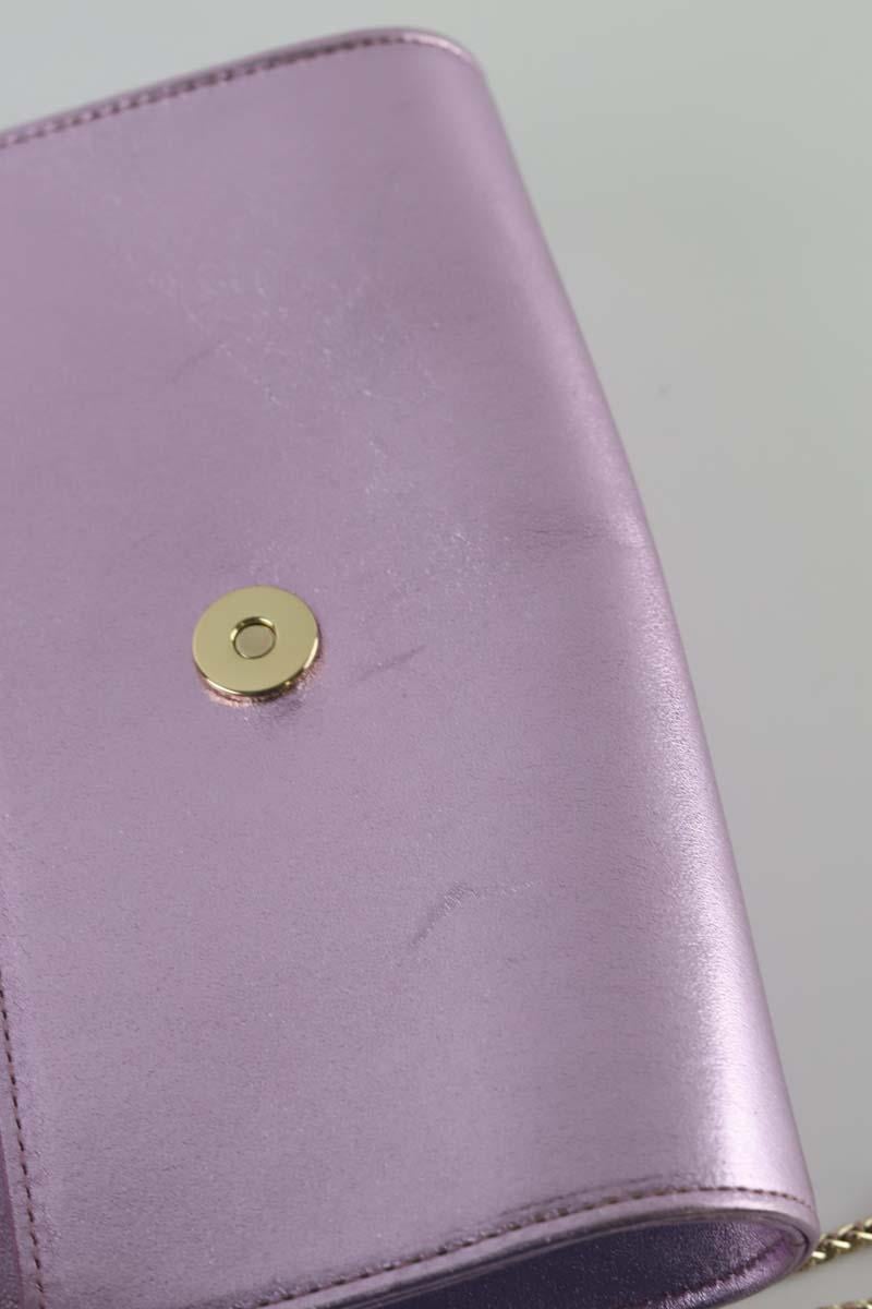 Patent leather clutch bag LK BENNETT - Seconde Main Pink