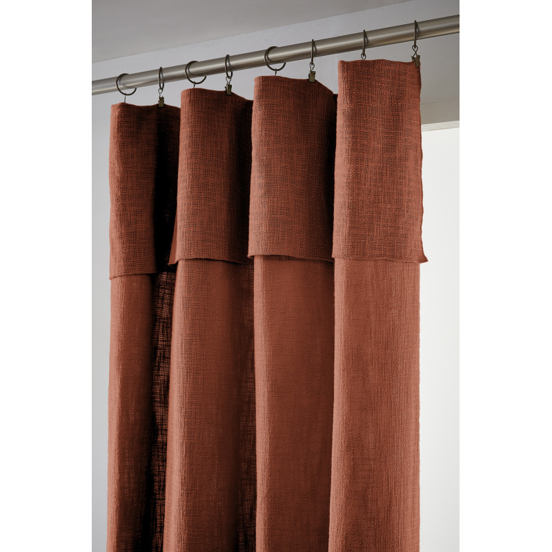 Blackout and Thermal Curtains L'EFFET PAPILLON Red