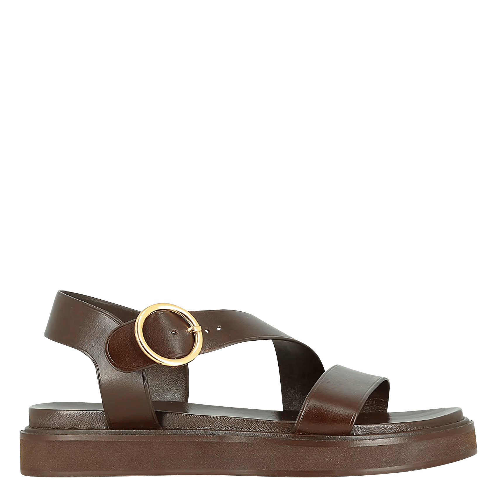 Fabia leather wedge sandals JONAK