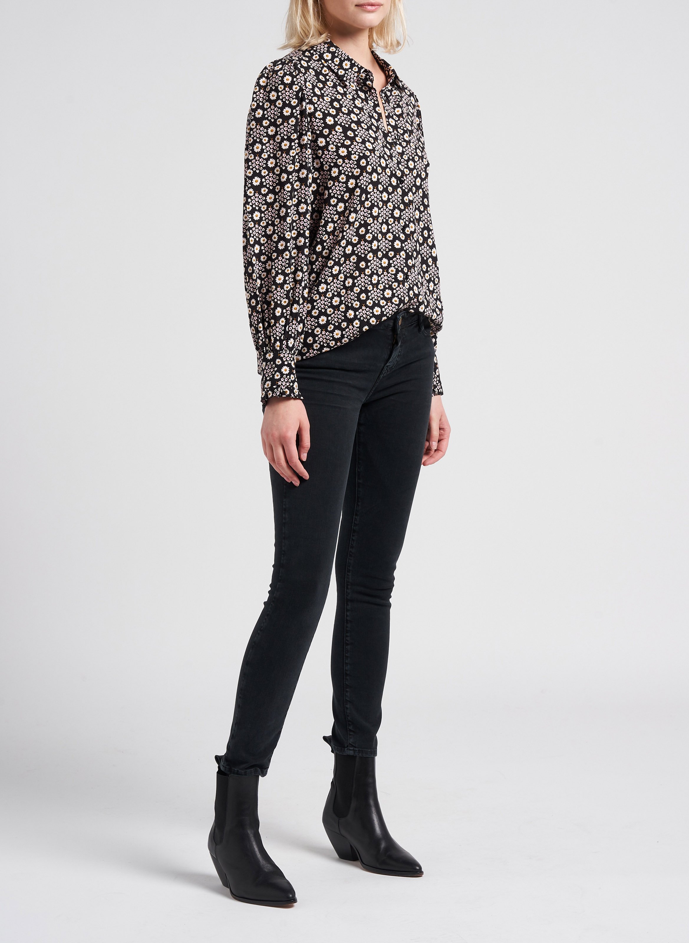 Slim-fit jeans met normale taille ACQUAVERDE Zwart