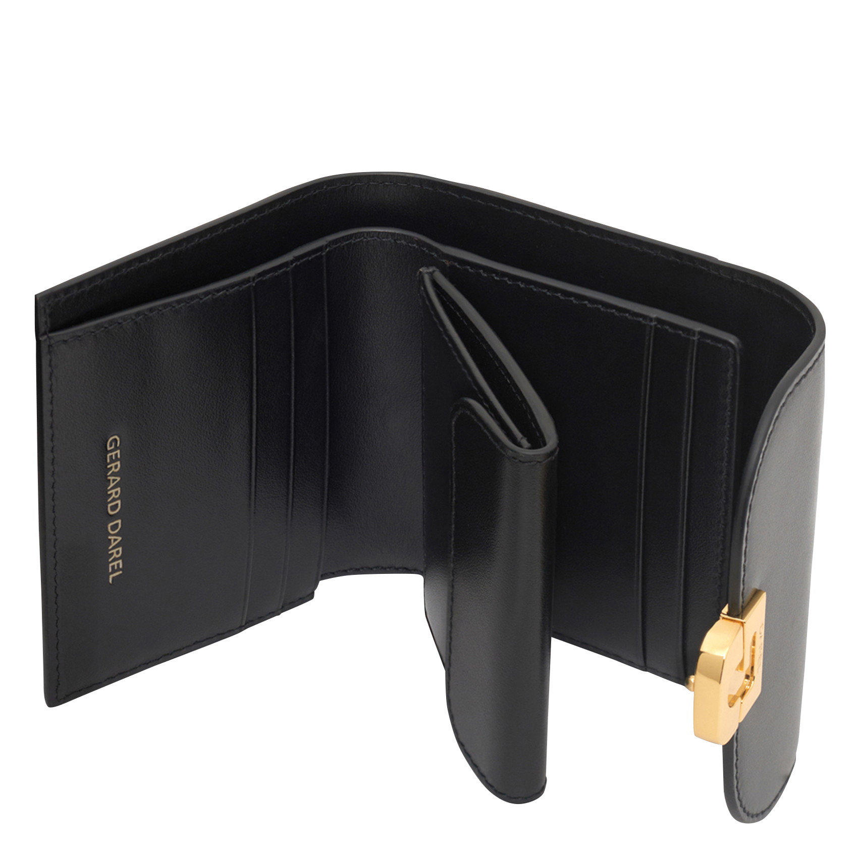 Kleine, leren portemonnee GERARD DAREL Zwart