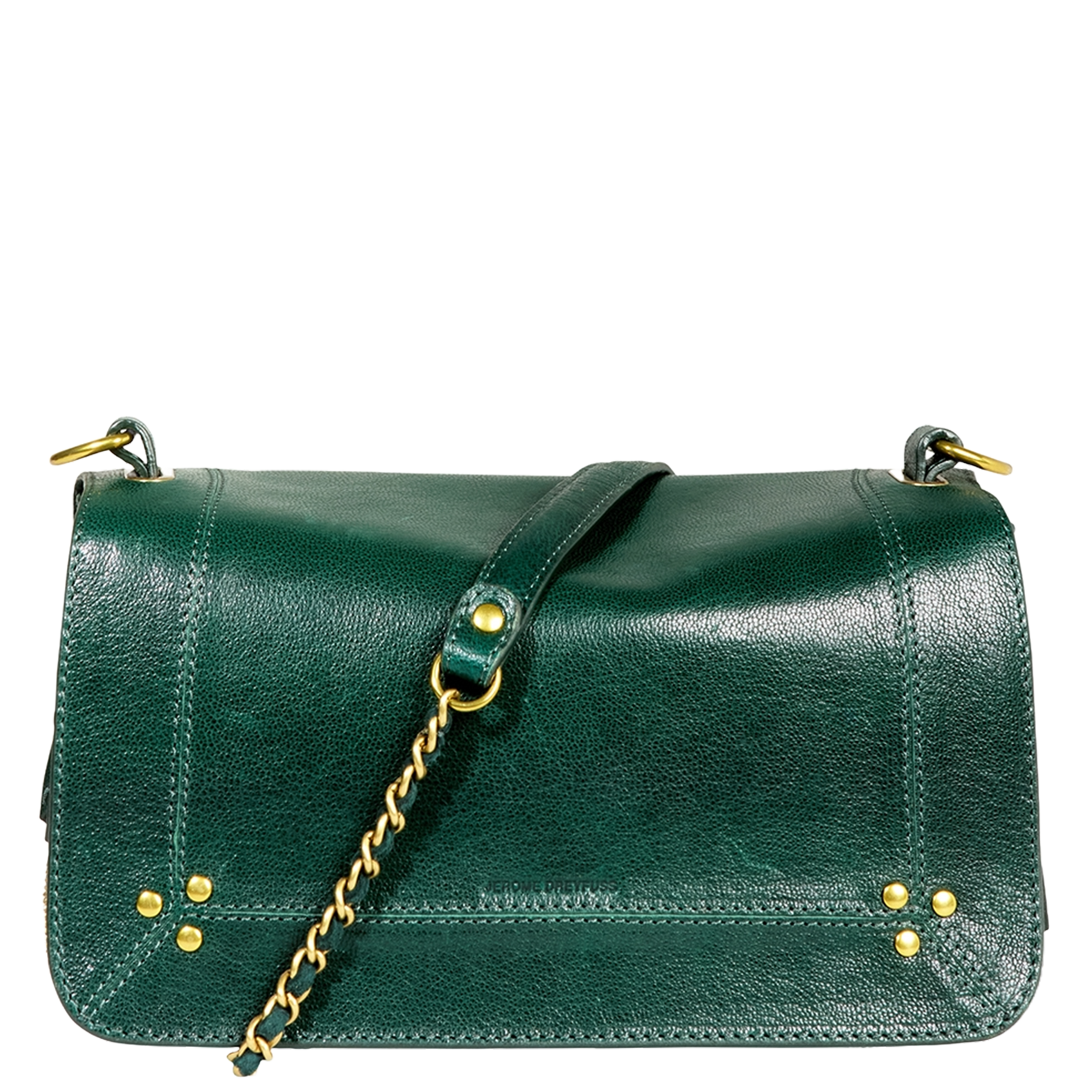 Dori leather shoulder bag JEROME DREYFUSS Green
