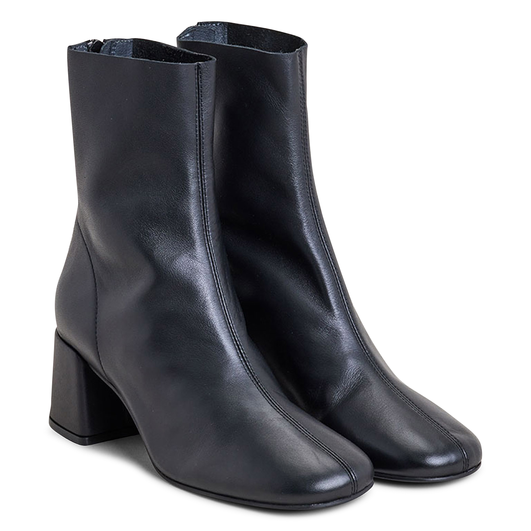 Bianca leather ankle boots JONAK Black