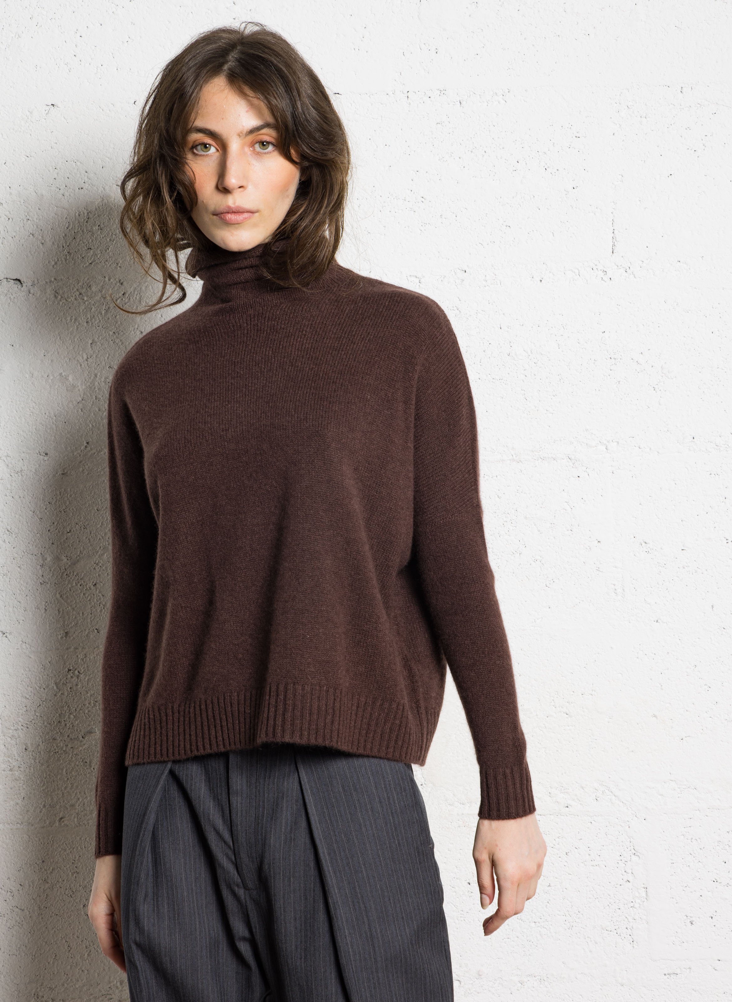 Pull col roulé en cachemire KUJTEN