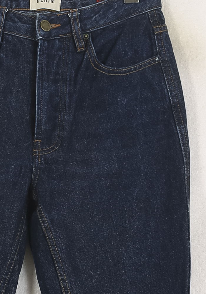 Cropped slim jeans with studs SEZANE - Seconde main Blue