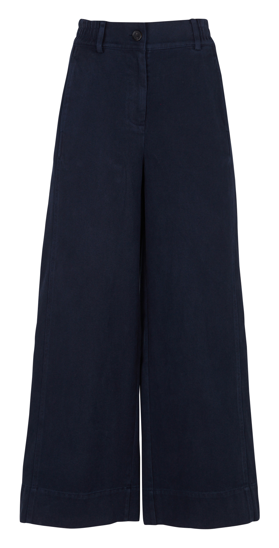 Wijde broek van biologisch katoen RUE DE TOKYO Blauw