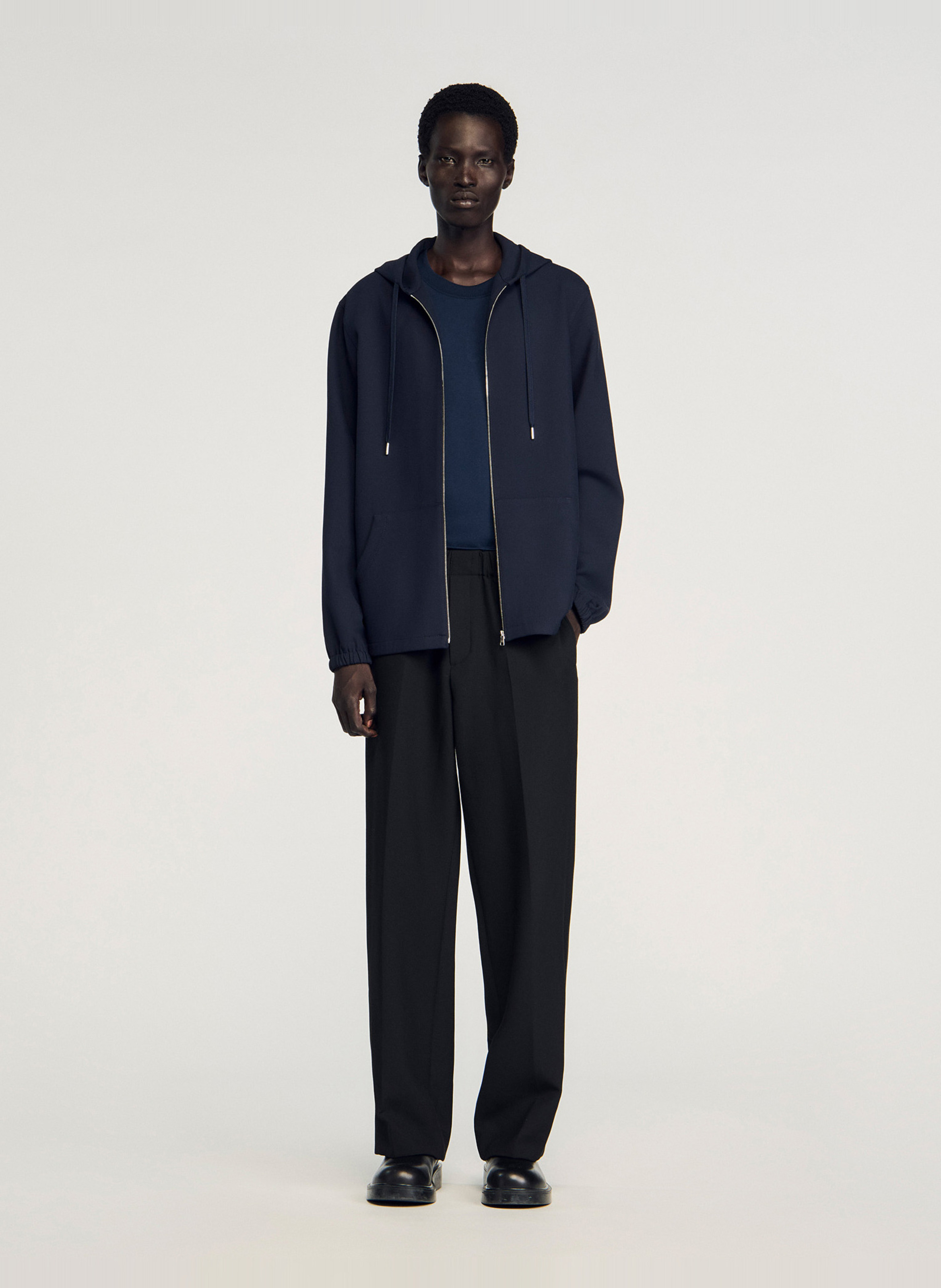 Hooded sweatshirt SANDRO Blue