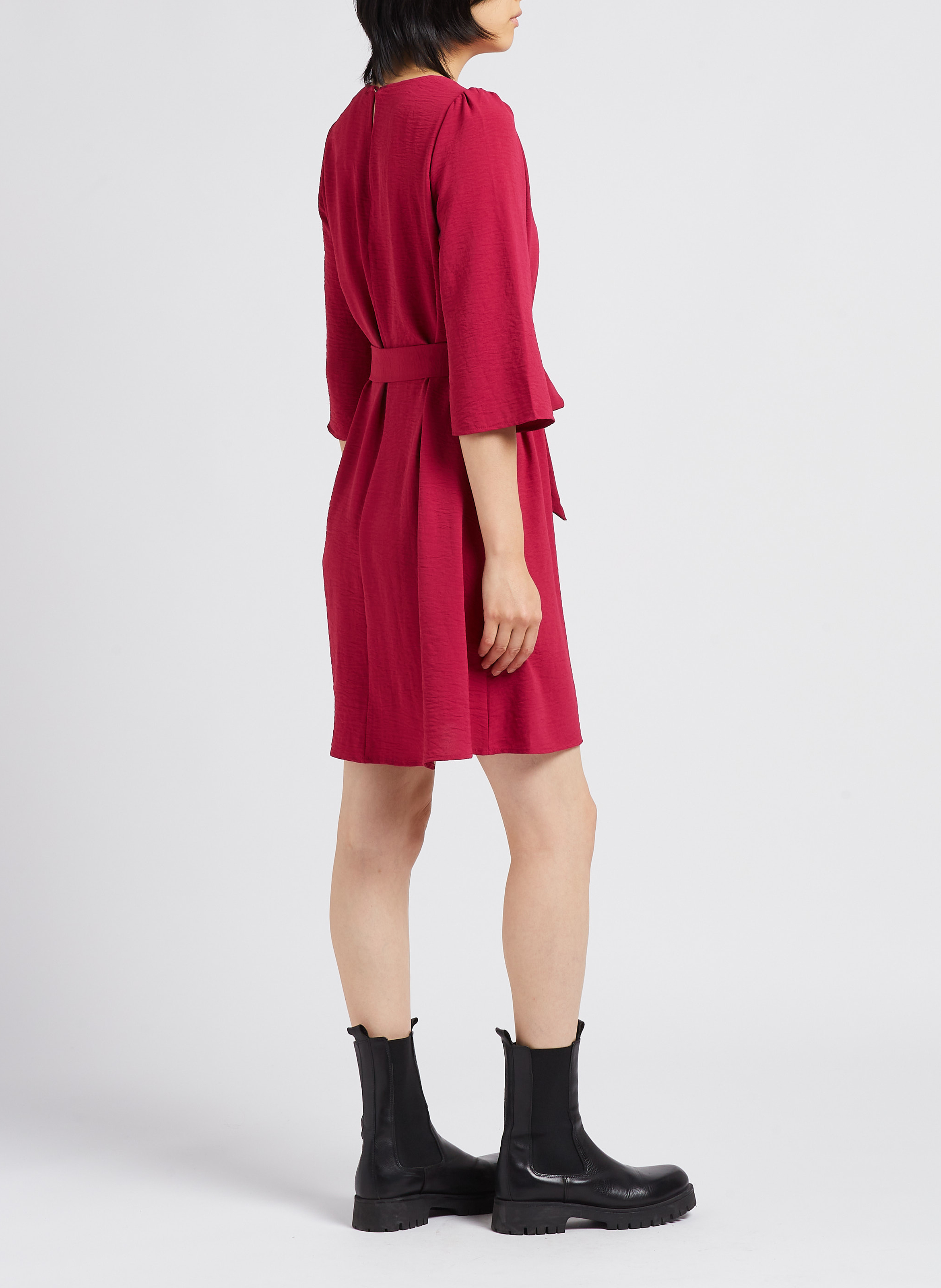 Short V-neck dress GRACE ET MILA Pink