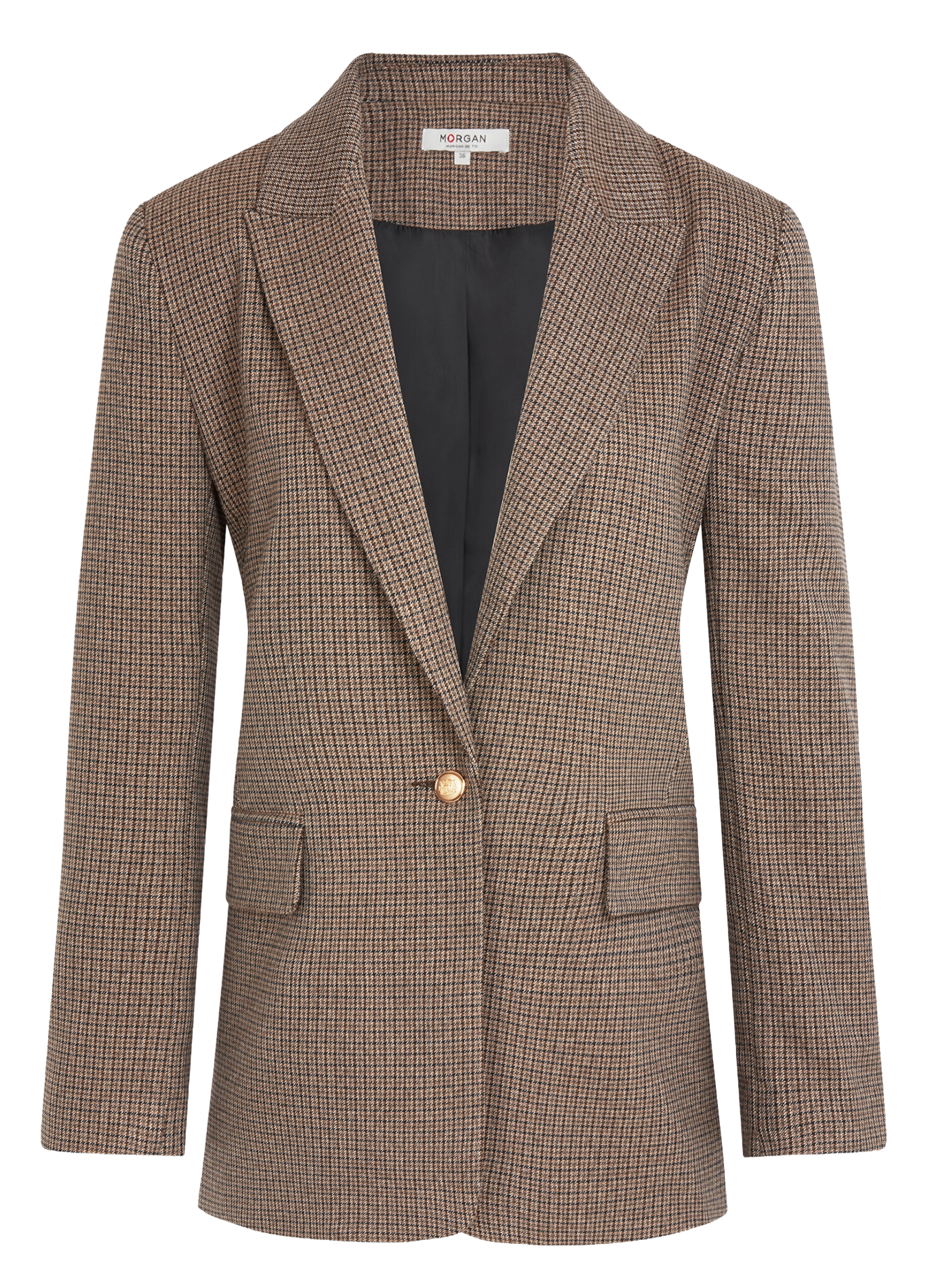 Veste tailleur ajustée imprimé MORGAN Multicolore