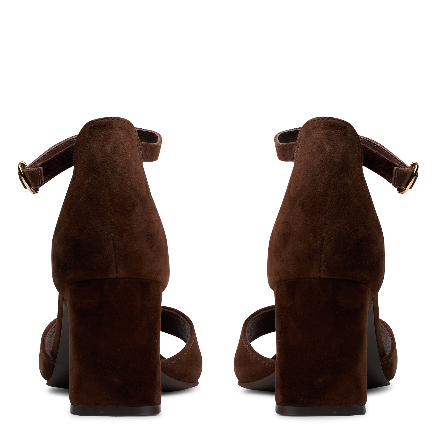 Sandalen aus Veloursleder, mit Absatz BOCAGE Braun