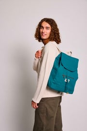 Cotton backpack HINDBAG Blue