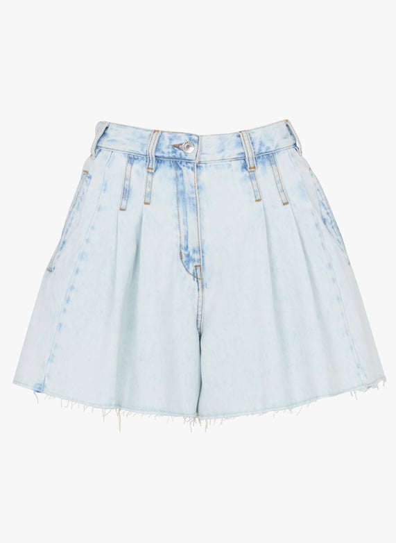 Belle Poque Women's Vintage Shorts with Belt Elastic High Waist Wide Belle Poque Women's Vintage Shorts with Belt Elastic High Waist Wide