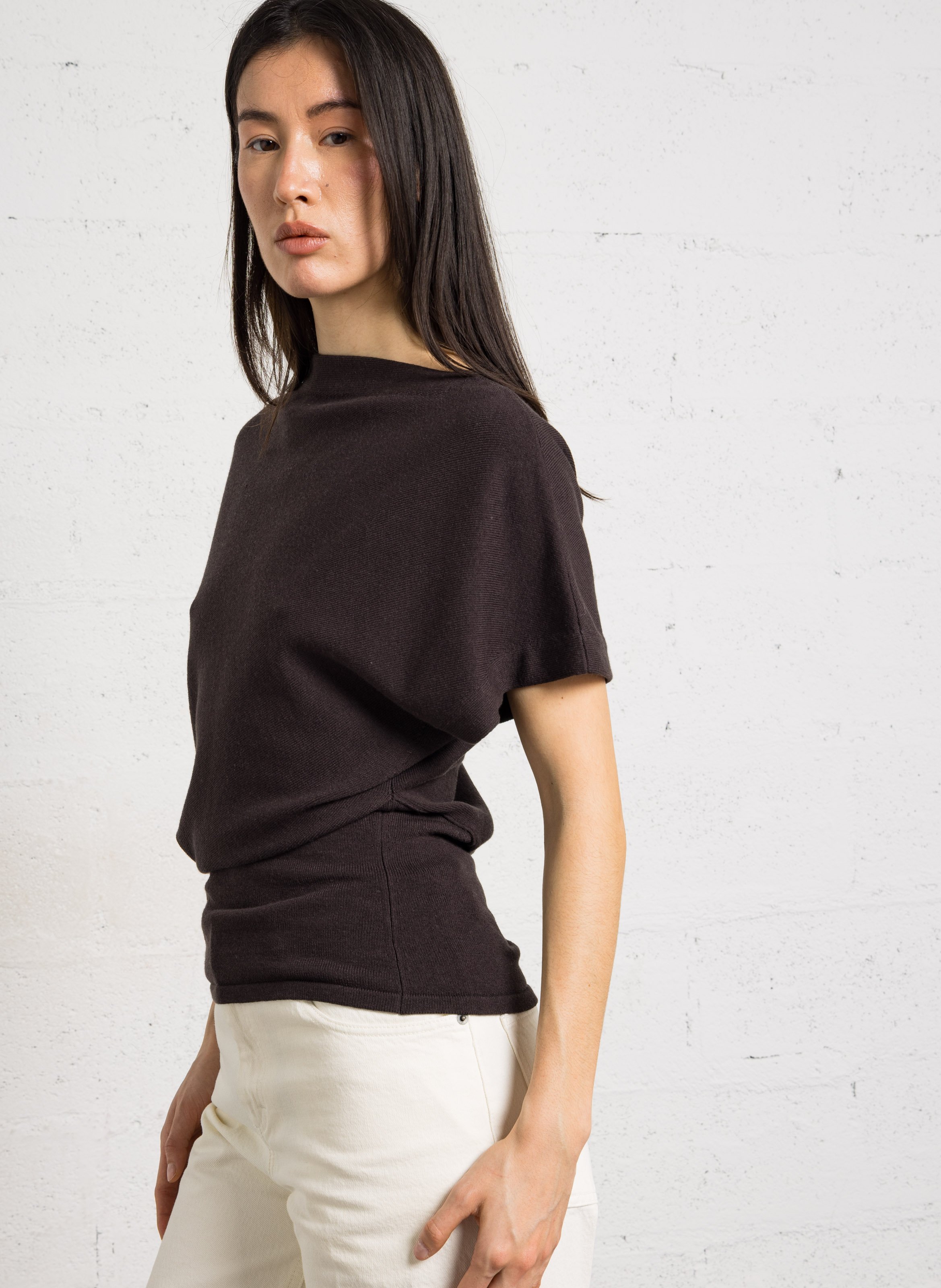 Weit ausgestellter Pullover SOEUR Grau