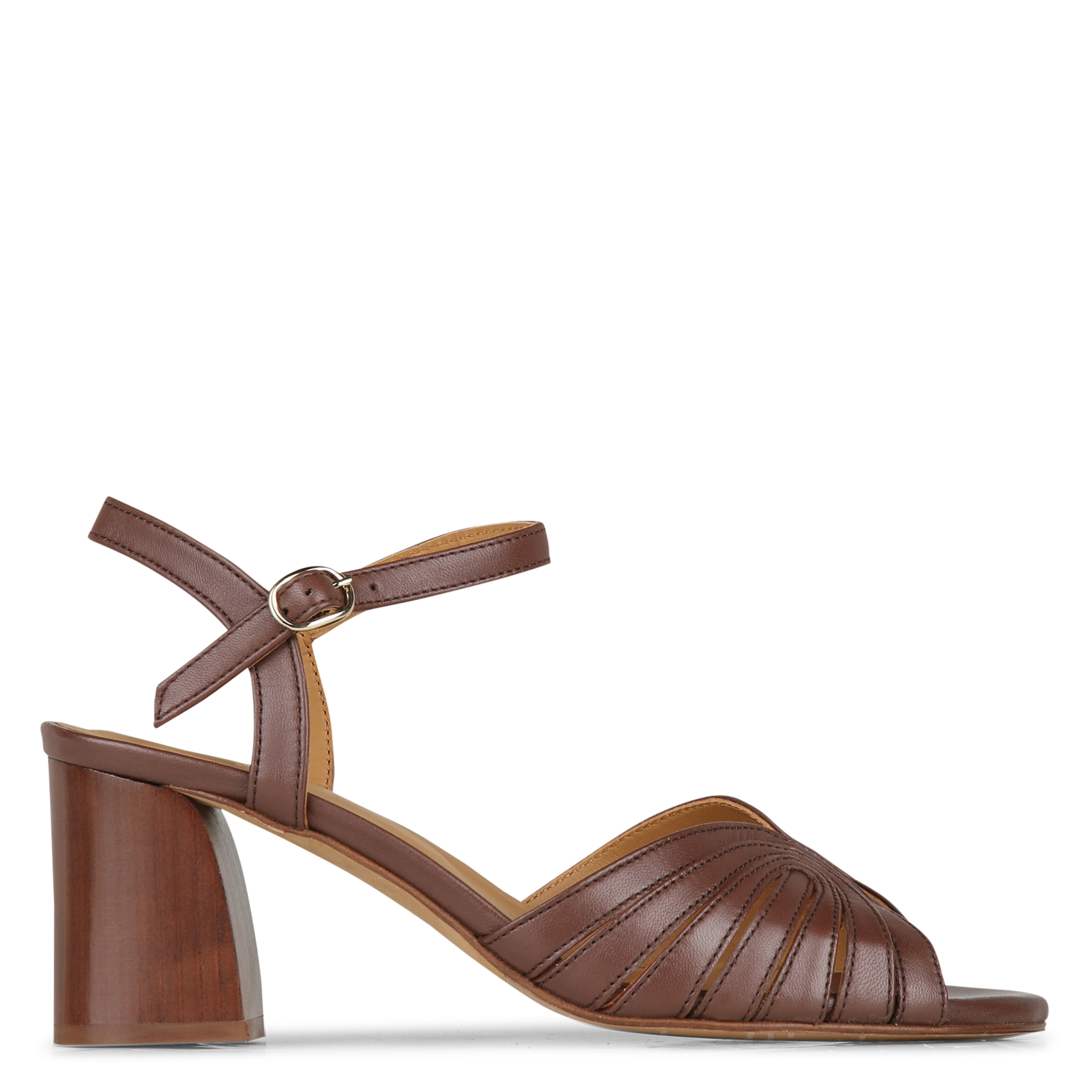 Alice - Ledersandalen mit Absatz BOBBIES Braun