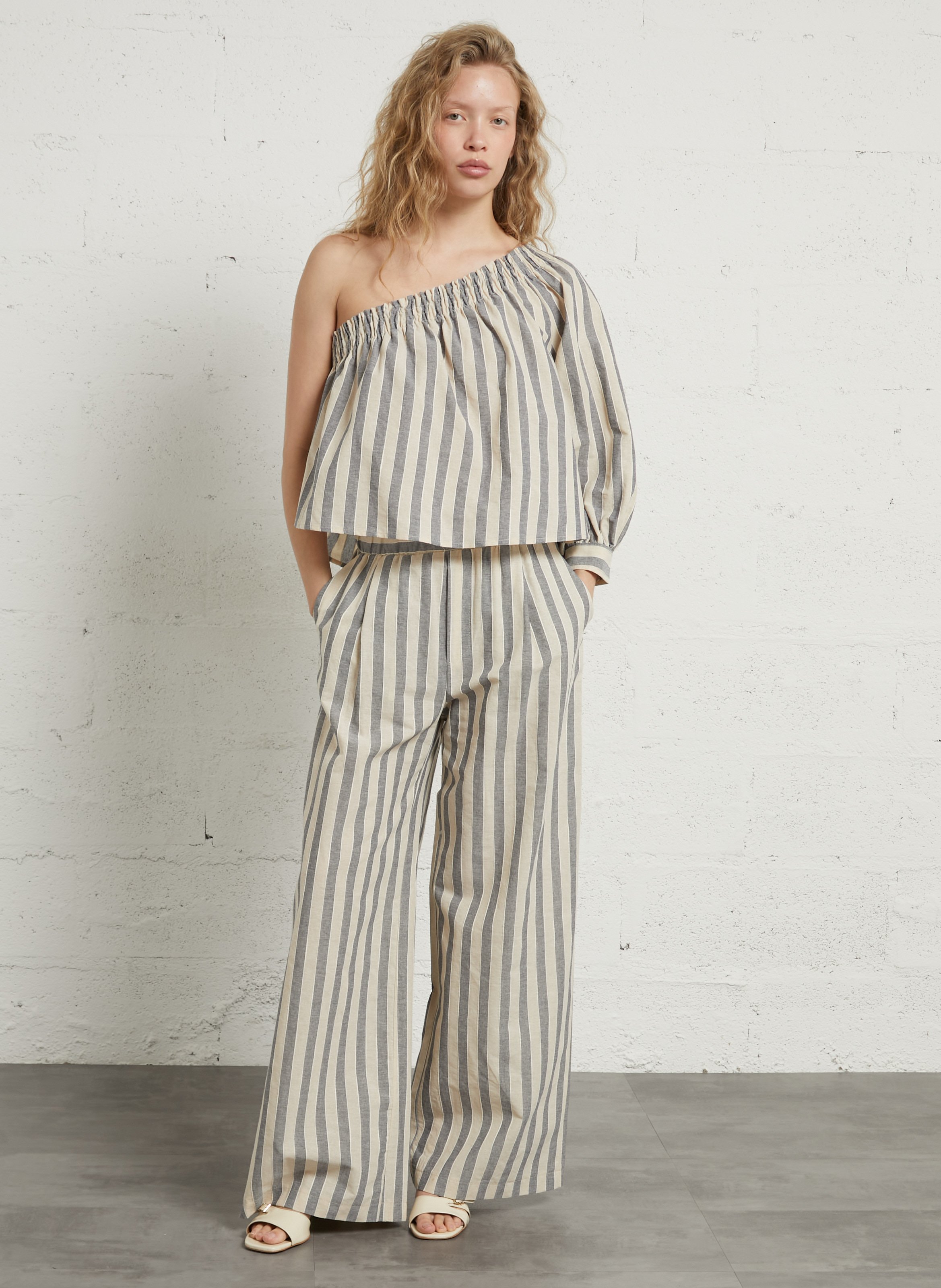 Cotton-blend chinos IMPERIAL Grey