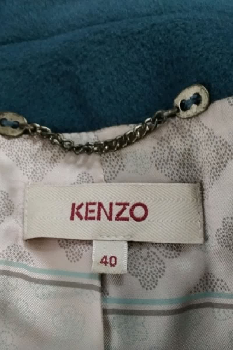 Manteau KENZO - SECONDE MAIN Bleu