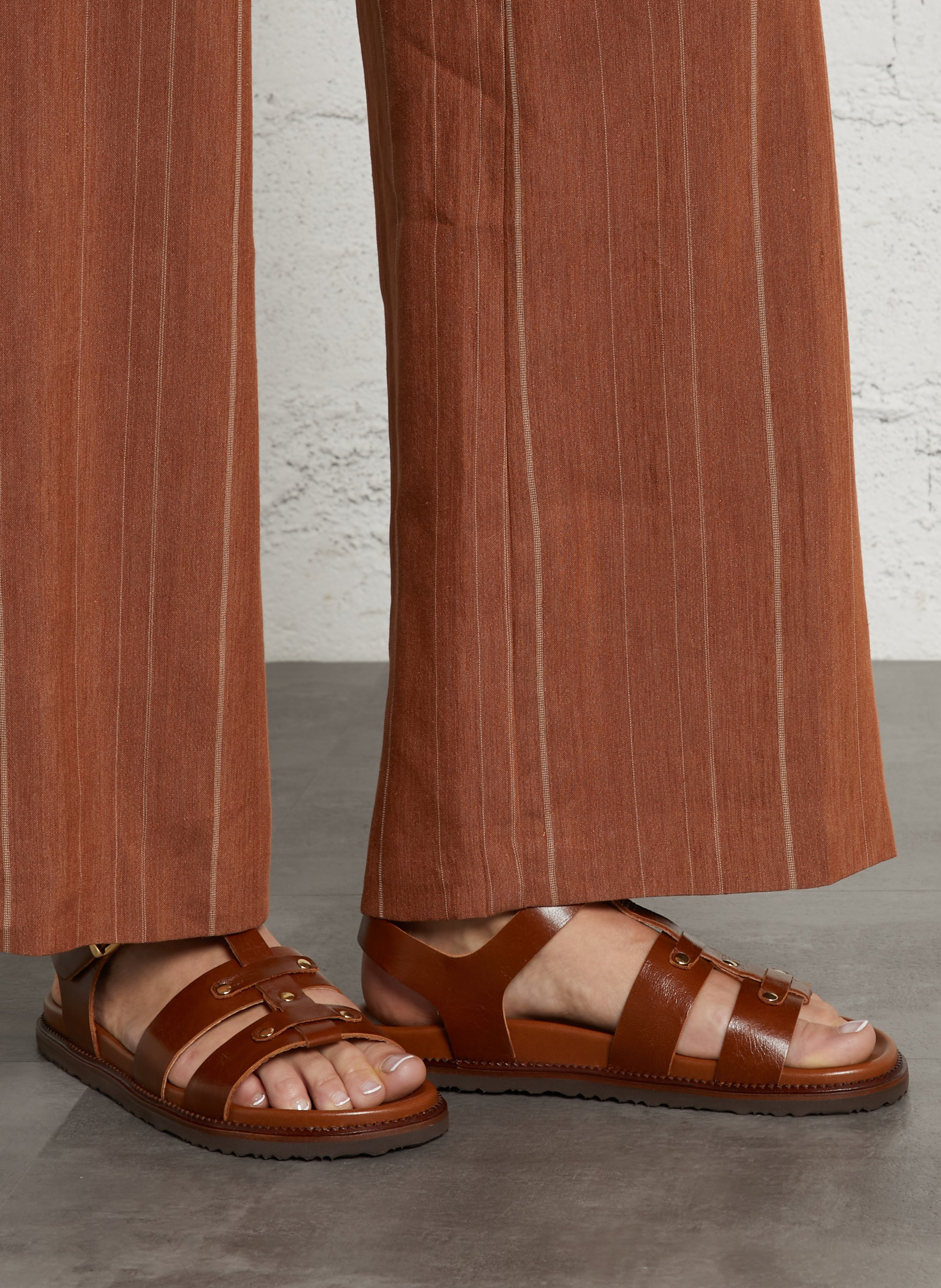 Ledersandalen BOCAGE Braun