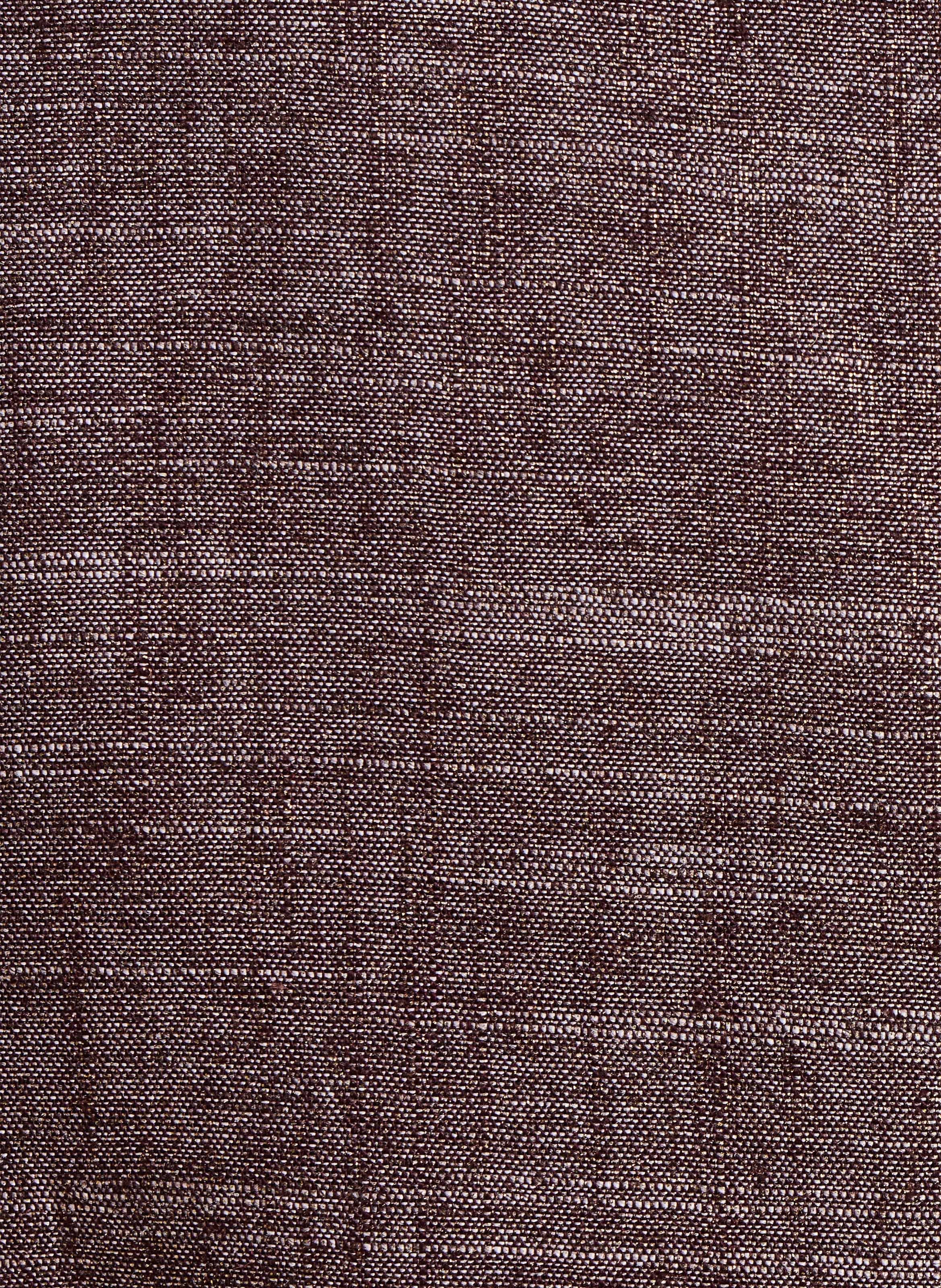Gerade geschnittene Rundhals-Strickjacke LA FEE MARABOUTEE Braun