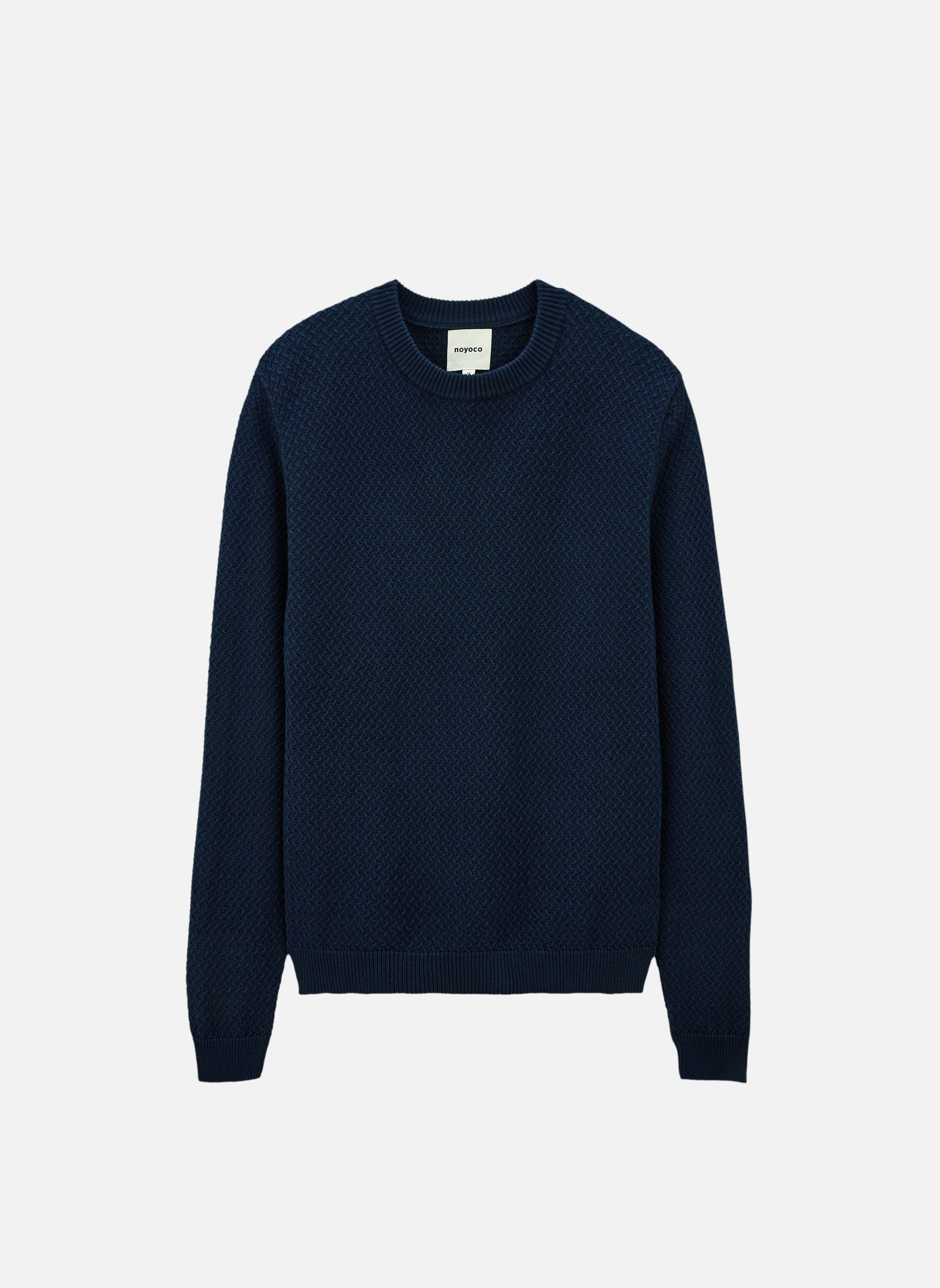 Long-sleeve polo ROMA NAVY Noyoco Blue
