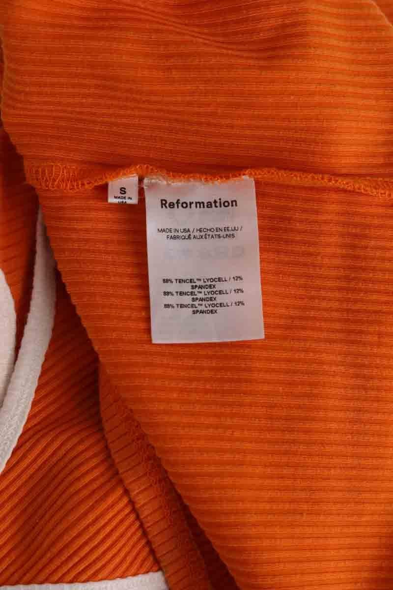 Dress REFORMATION - Seconde Main Orange