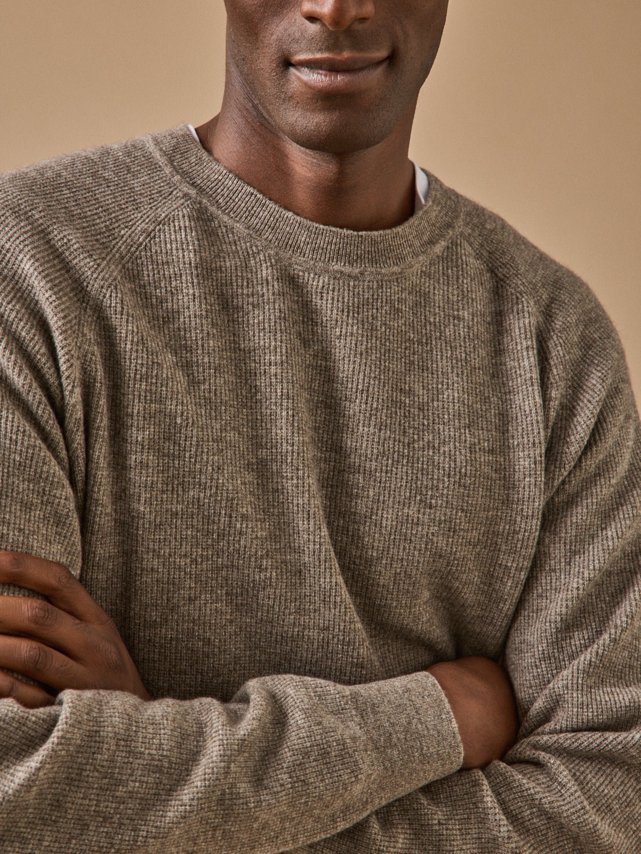 Warm fine knit sweater CYRILLUS Beige