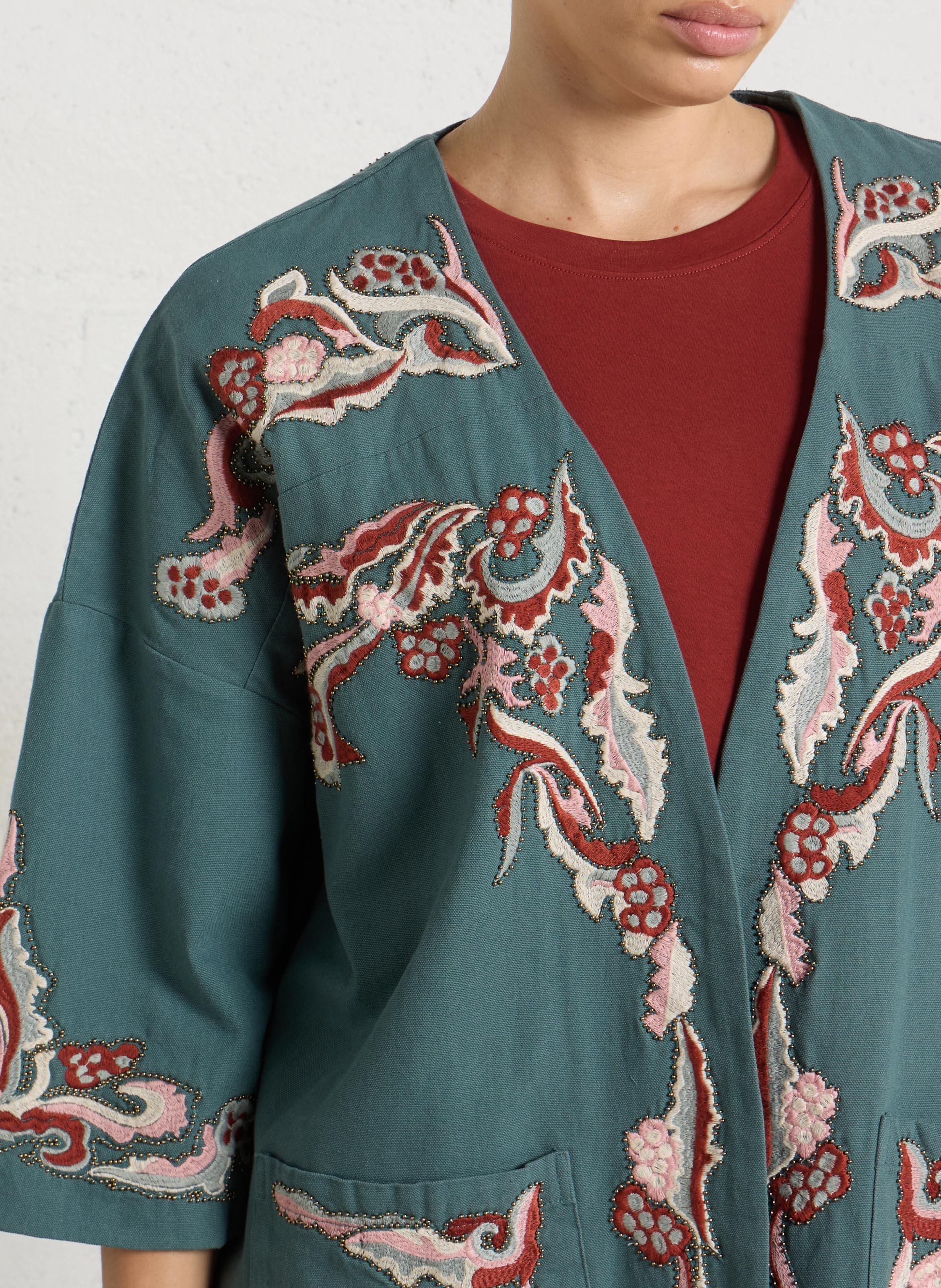 Safari-type jacket MAISON 123 Blue