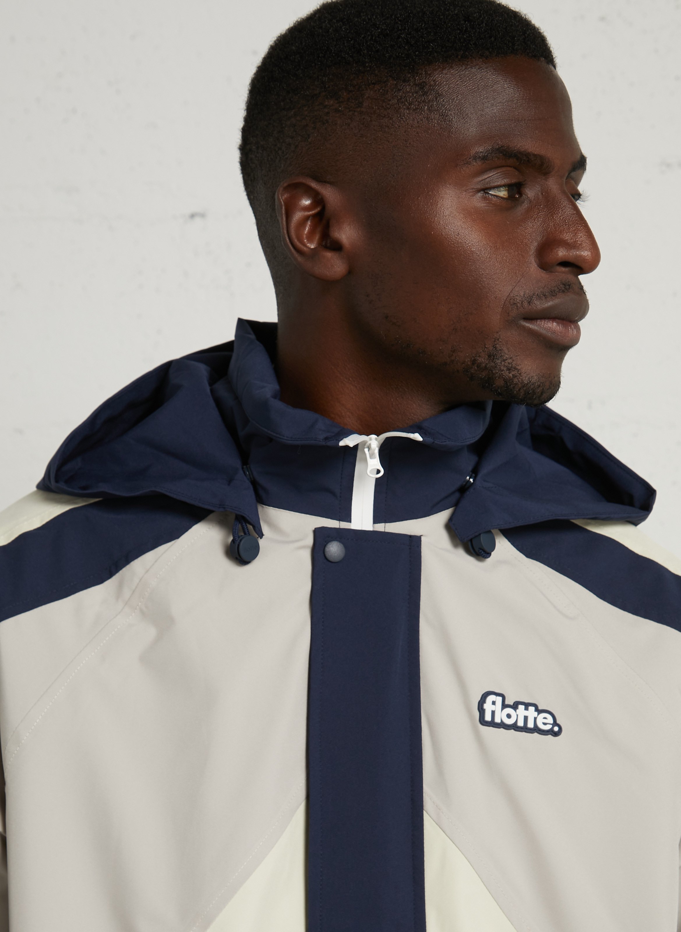 Imperméable col montant  FLOTTE Beige