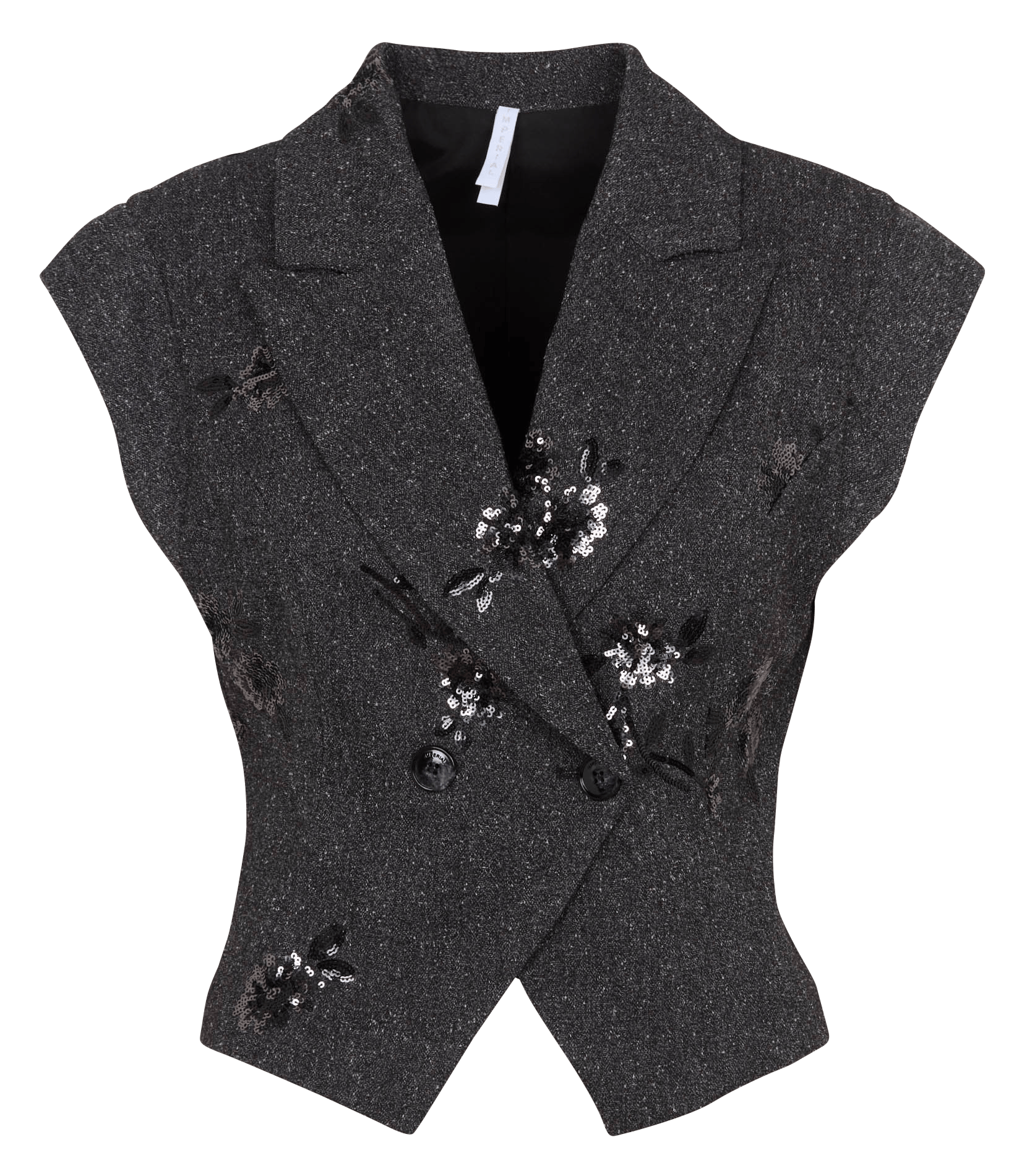 Getailleerde blazer met pailletten IMPERIAL Zwart