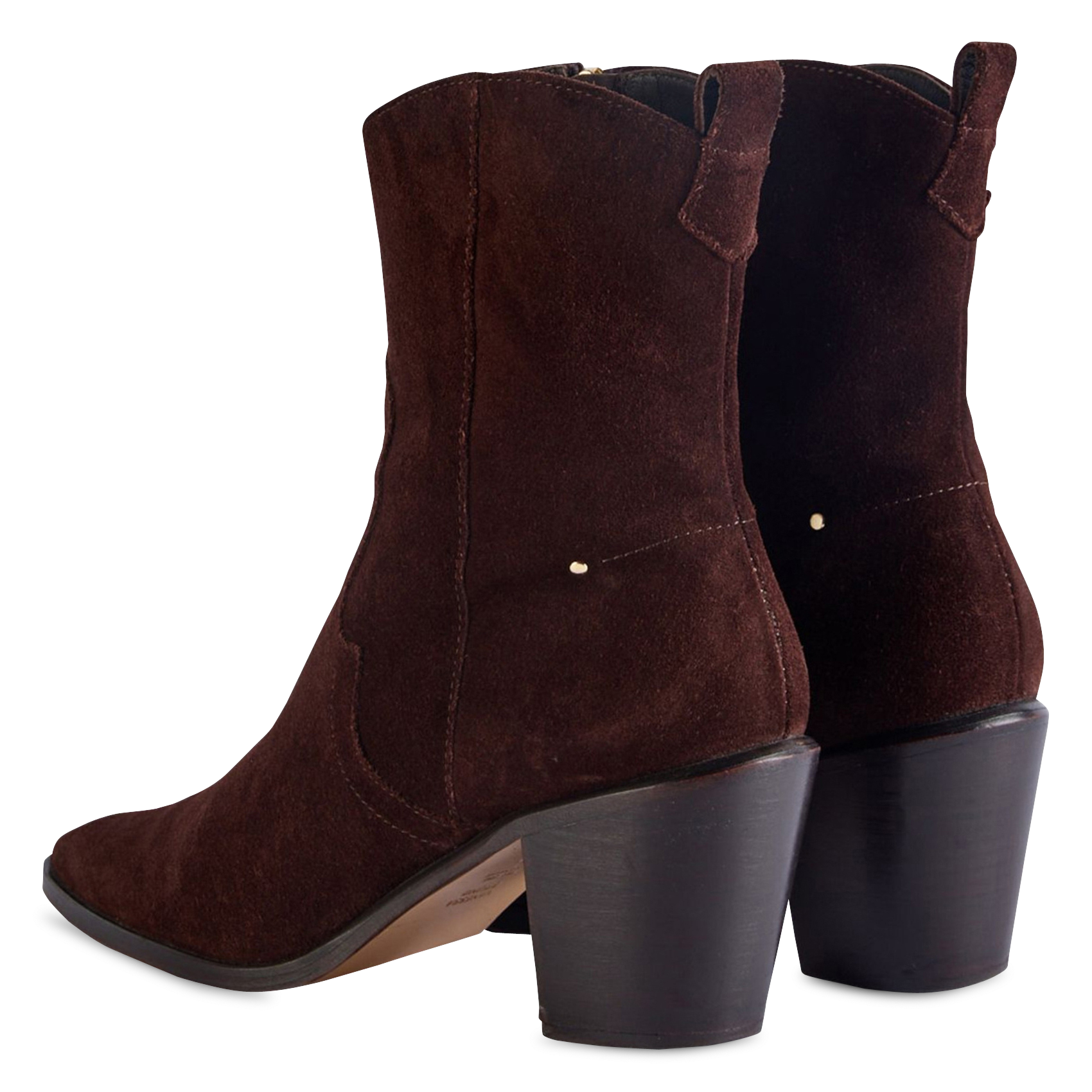 Bottines en cuir VANESSA BRUNO Marron
