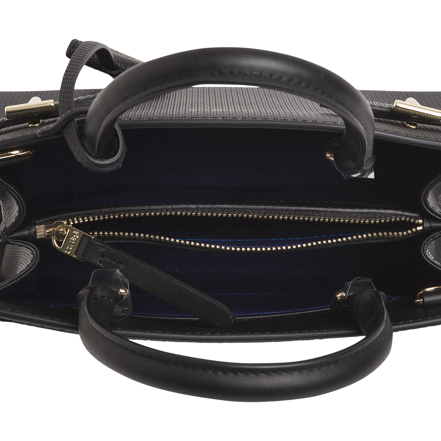 Sac bandoulière en cuir LE TANNEUR Noir