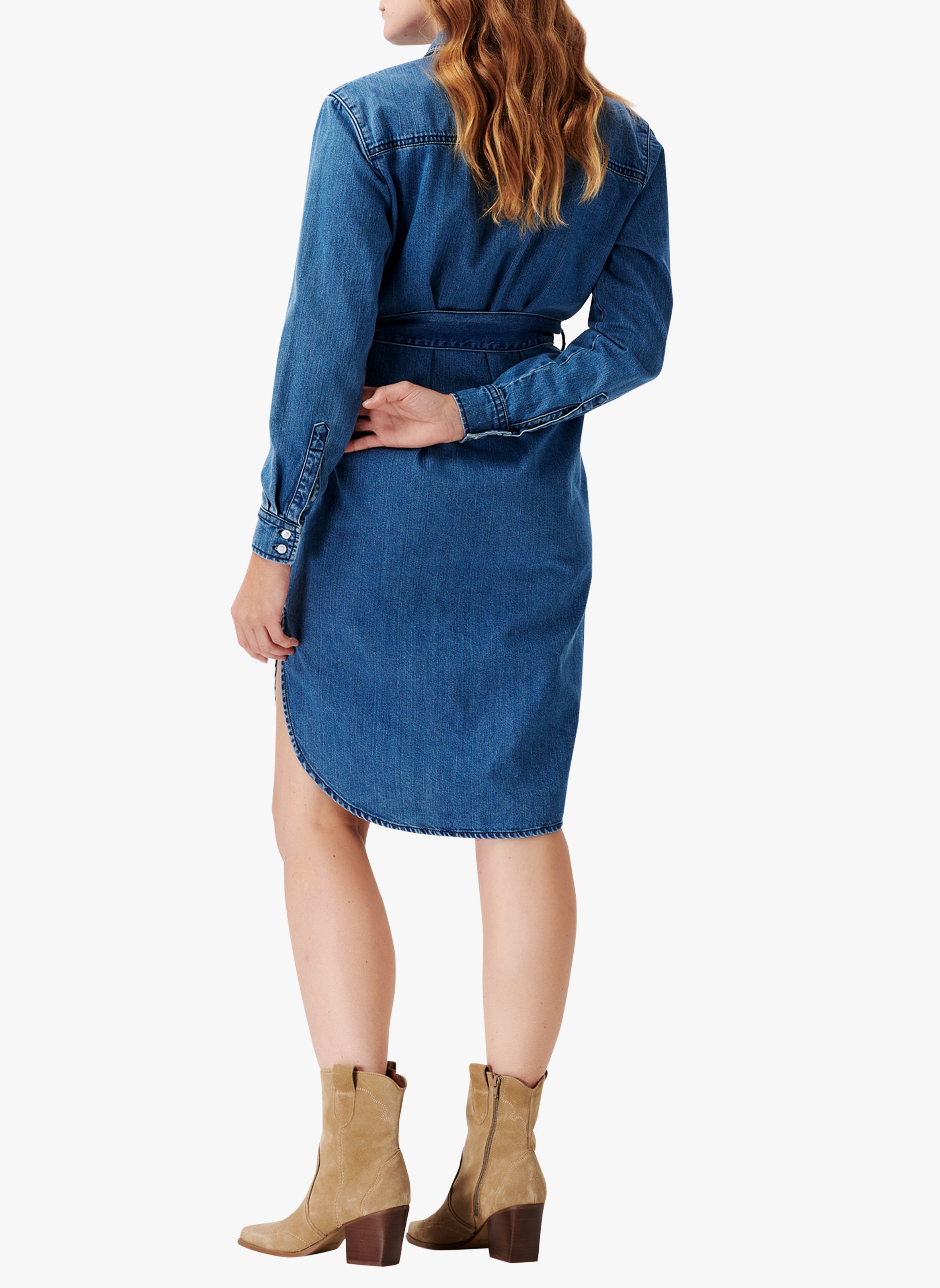 Cotton nursing dress NOPPIES Blue