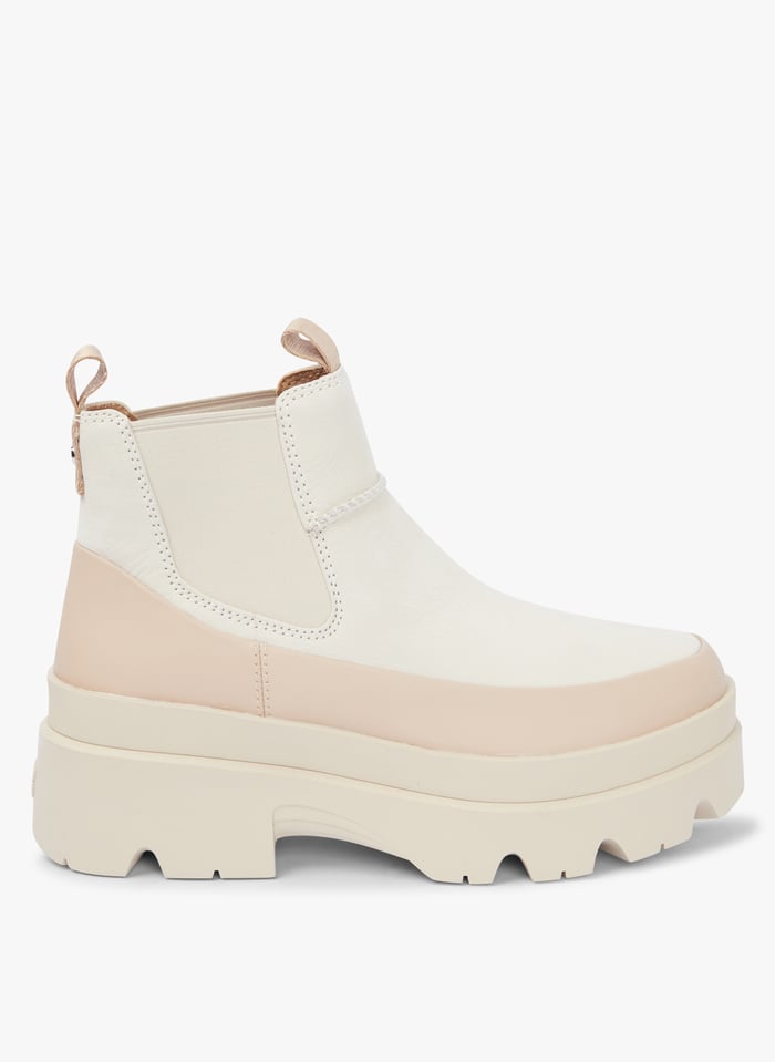 Leather Mid calf Boots Sea Salt Ugg Women Place des Tendances