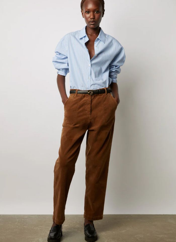 Corduroy Pants - Light brown - Ladies