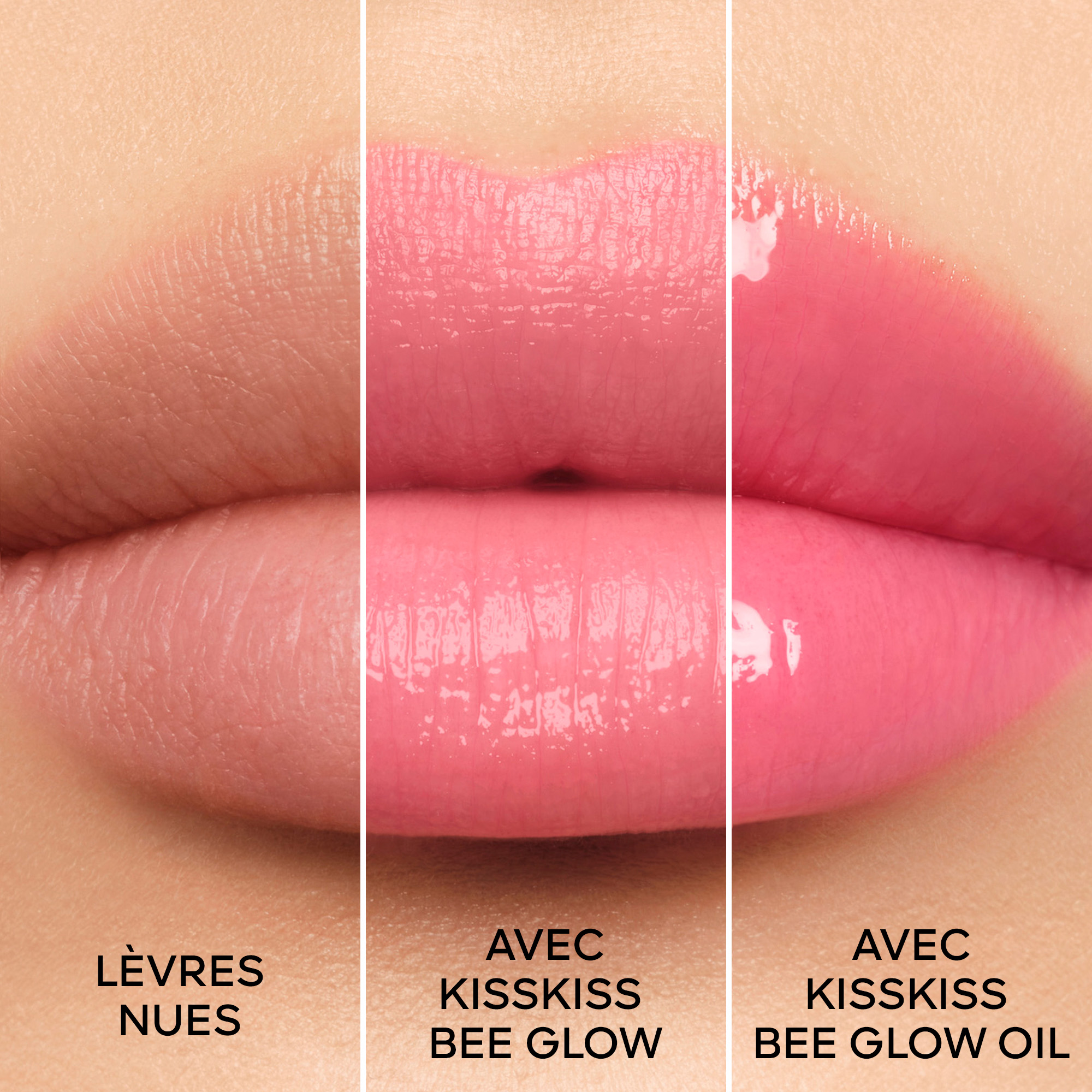 KissKiss Bee Glow Balm tinted honey-infused balm with 98% natural-origin ingredients 258 rose glow