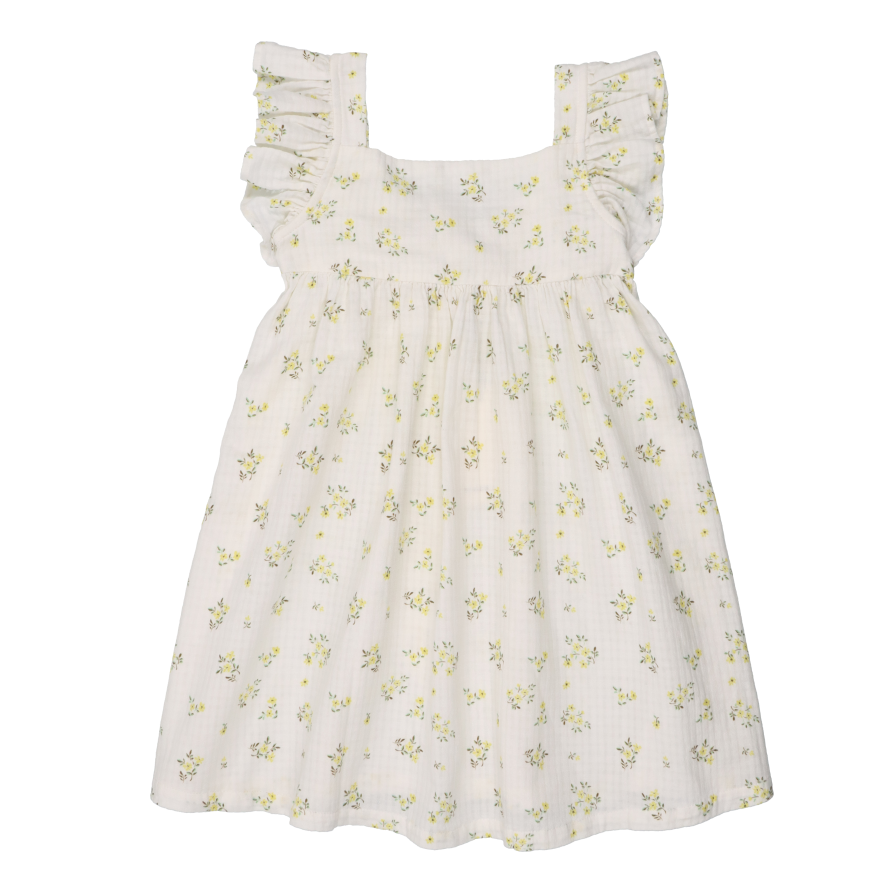 Short printed cotton dress THE NEW SOCIETY White