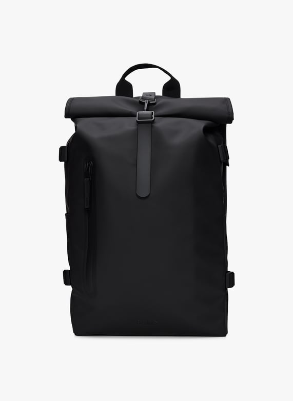 Waterdichte rugzak met rolltop sluiting Zwart