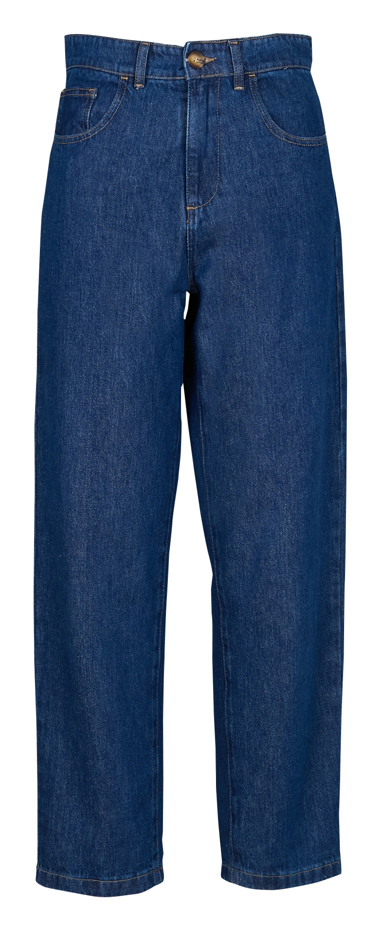 Jean mom brut en coton  RITA ROW Bleu