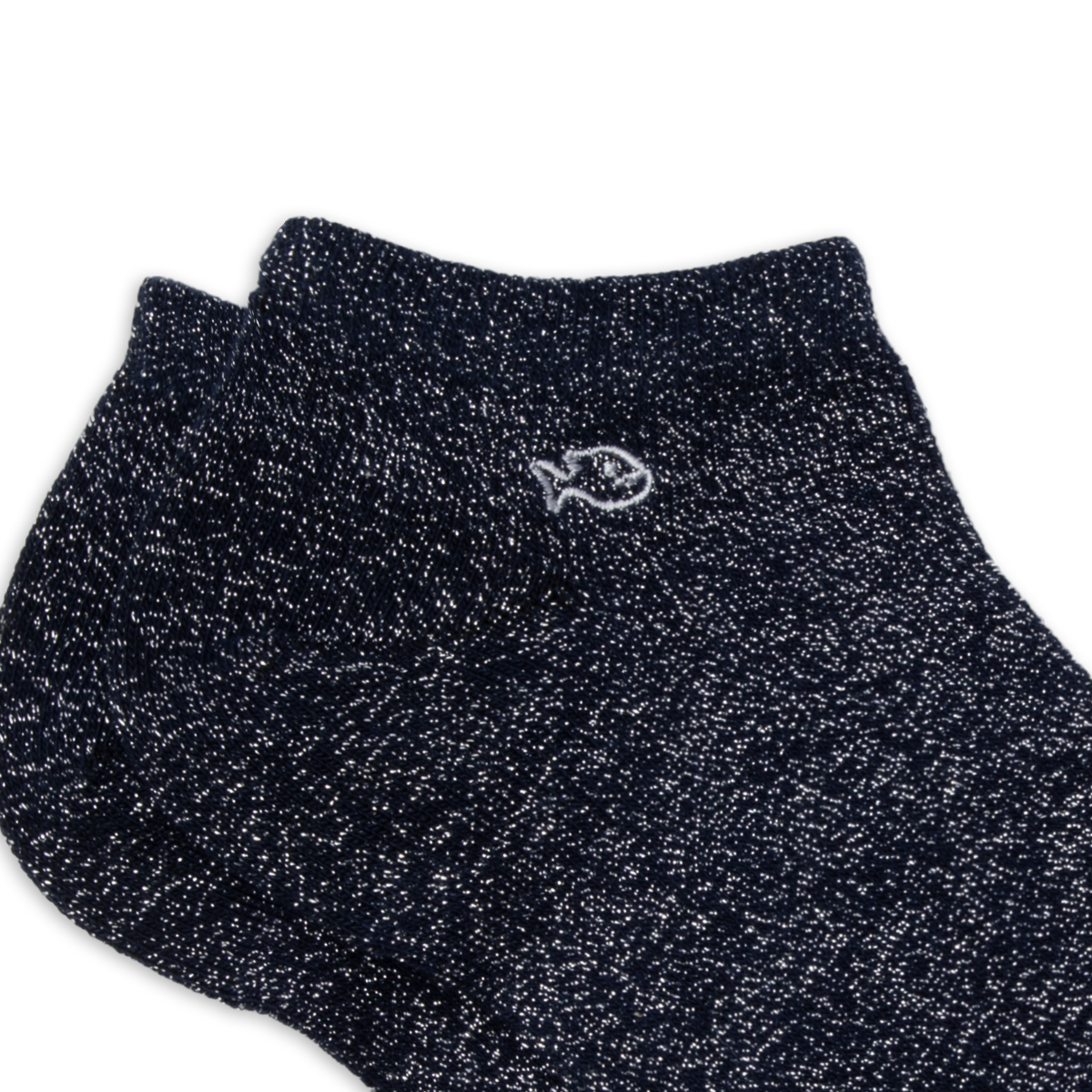 Solid combed cotton ankle socks BILLYBELT Blue