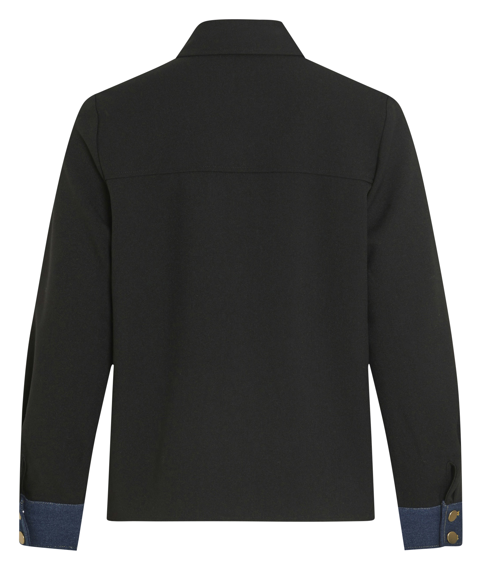 Rechte blouse VILA Zwart