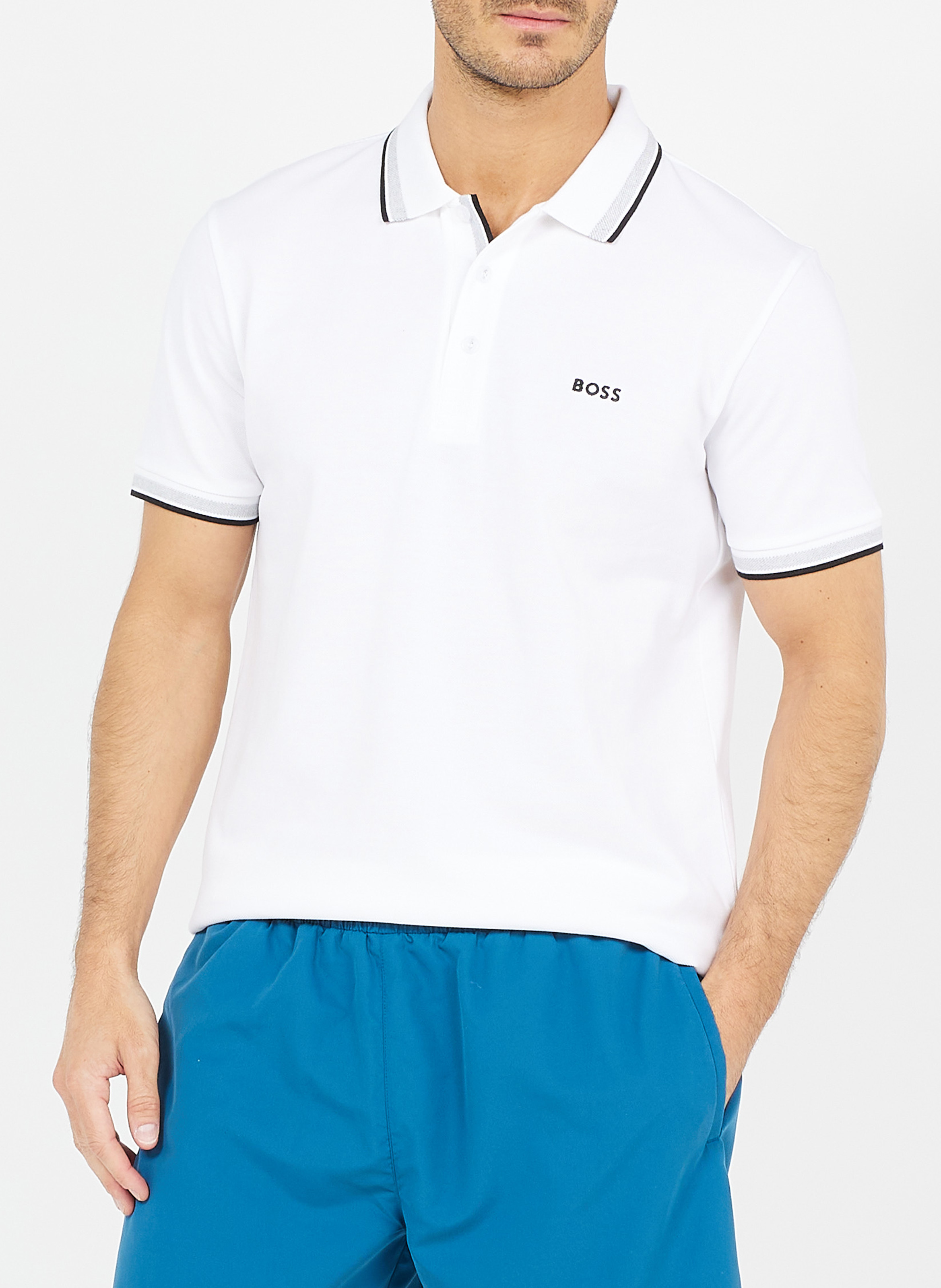 Regular-fit cotton polo shirt BOSS
