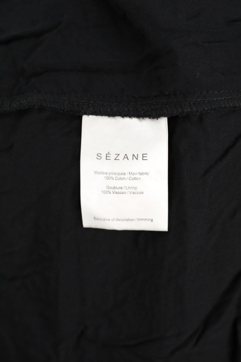 Cotton dress SEZANE - Seconde main Black