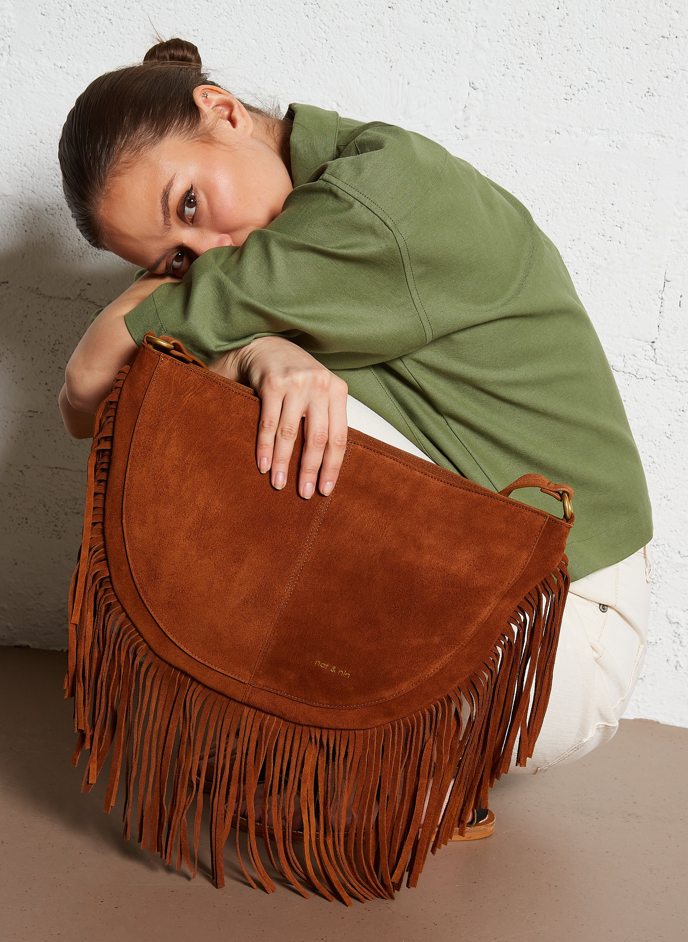 Capriccio - Hobo-Bag, aus Leder NAT & NIN Braun