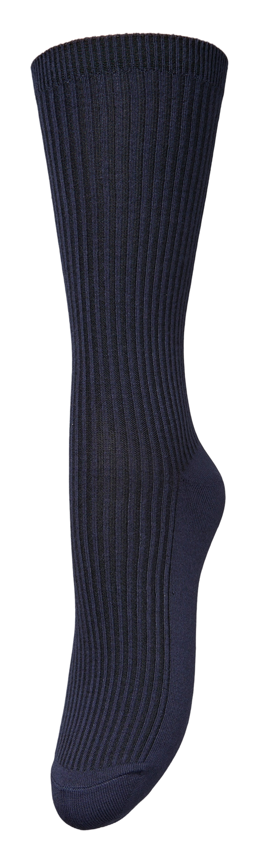 Ribbed knit socks BECKSONDERGAARD Blue