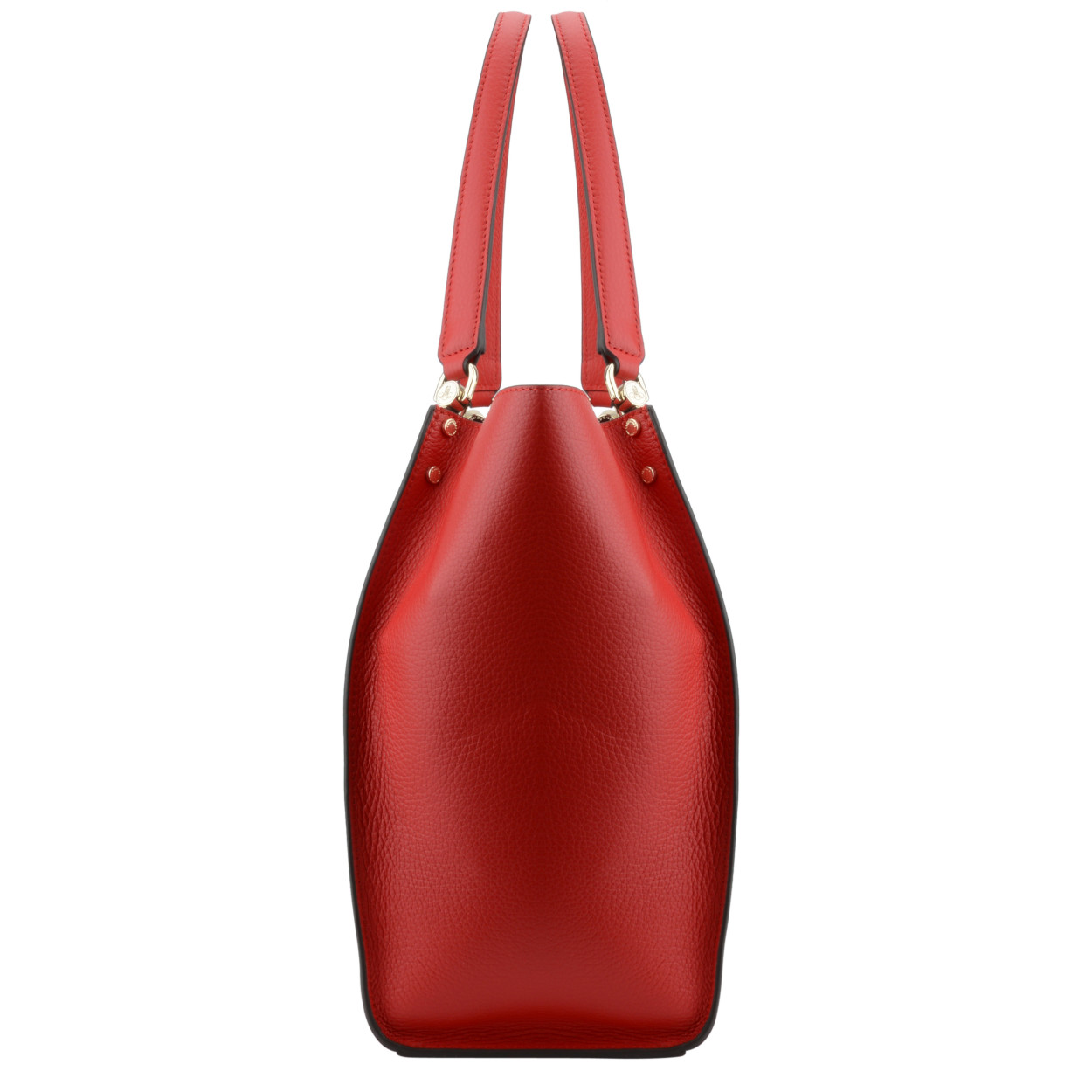 Billy L leather bag  POURCHET Red